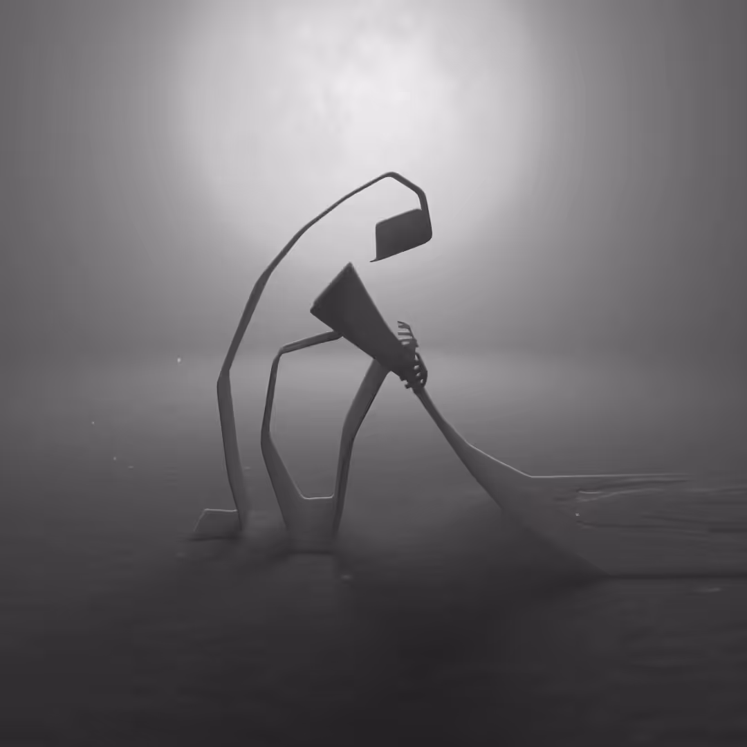 Shadows of freedom - The sad girl