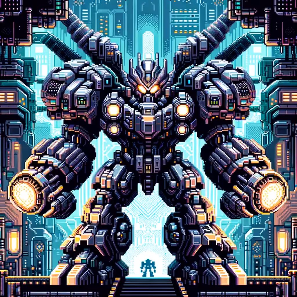 Minibosses: The Colossus Core, Warden of the Techno-Fortress