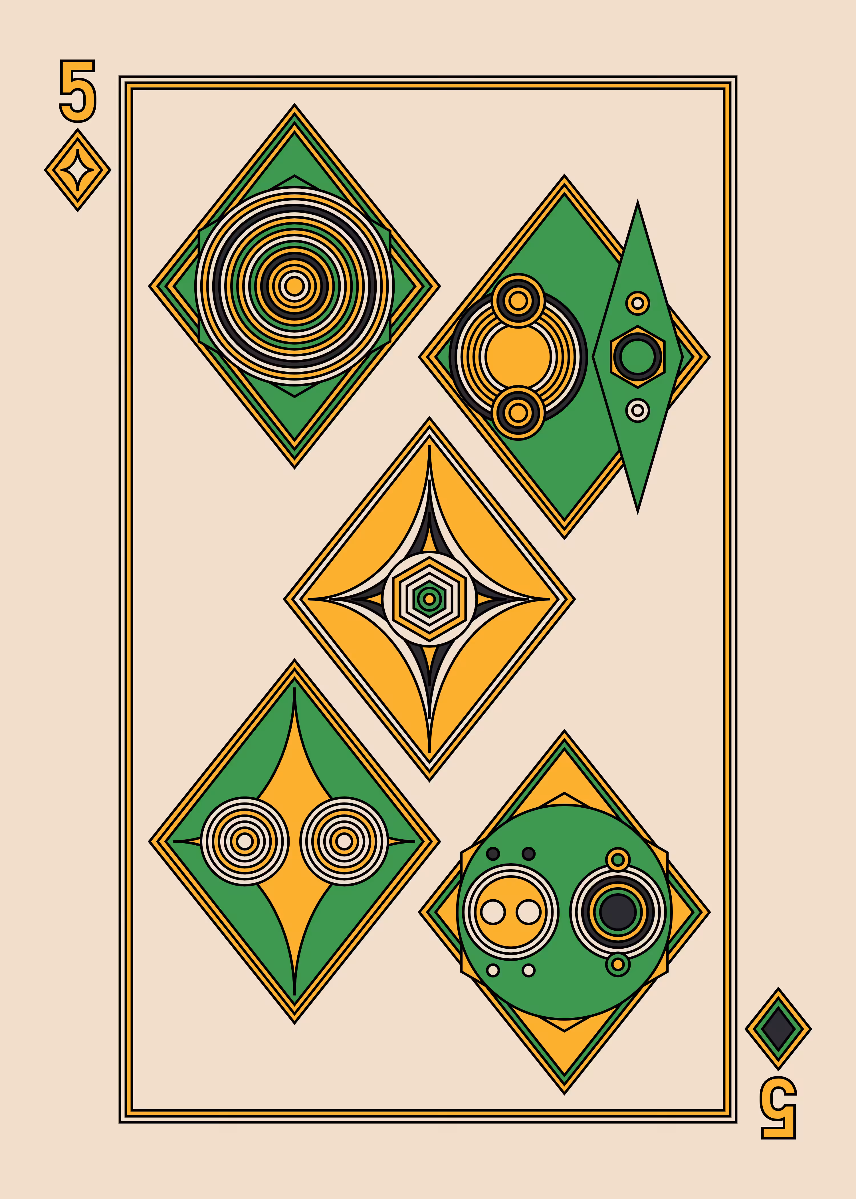 Five of Diamonds Light