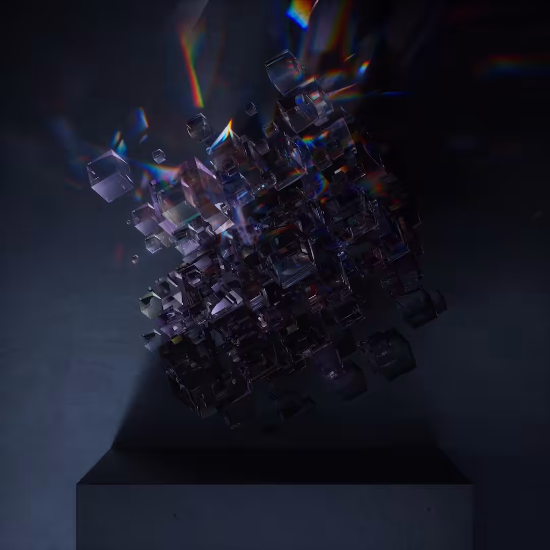 CryptoCube Data Sculpture #82 by Refik Anadol - CryptoCube#82