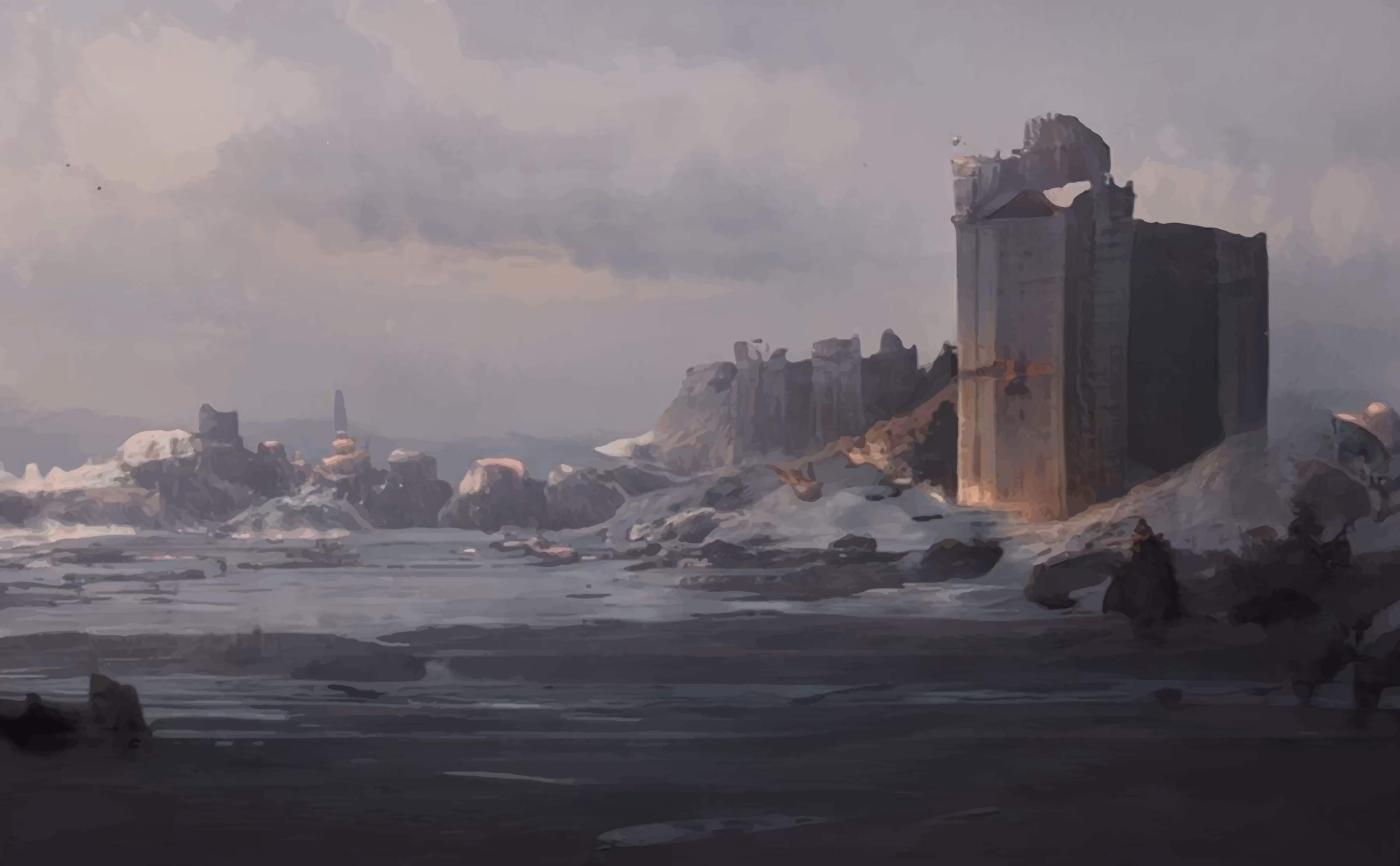 Glacial fort
