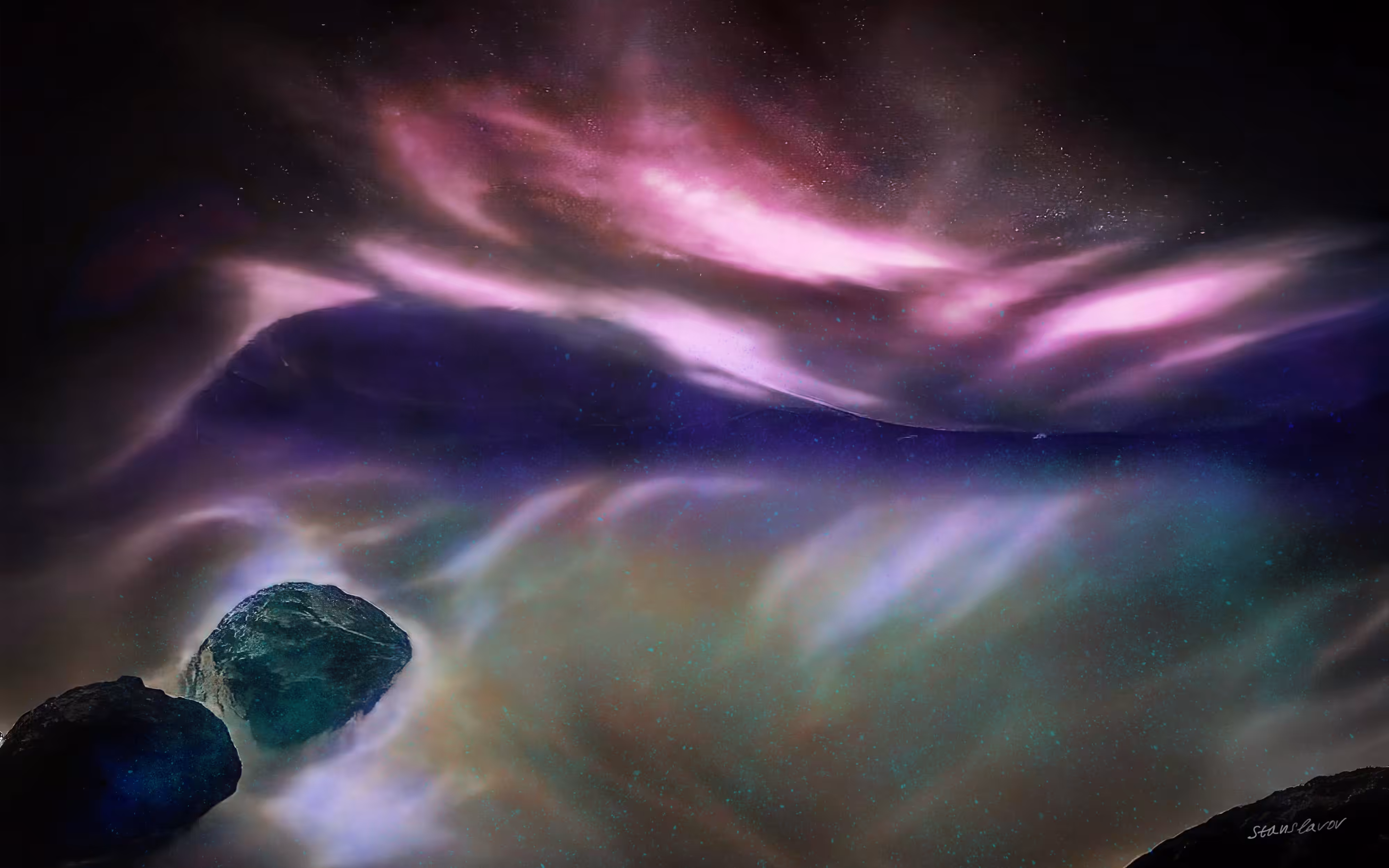 Space abstract background