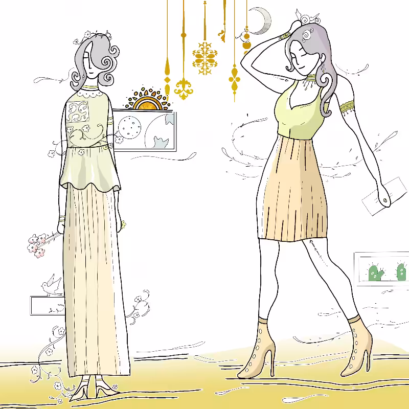 Tradition vs. Modernity among Female (II) #4