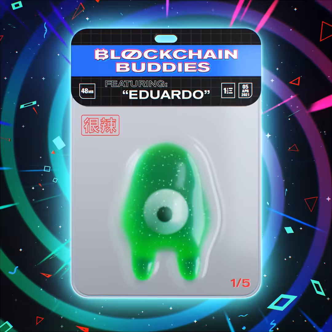 bl0ckchain buddies : "EDUARDO" #1/5