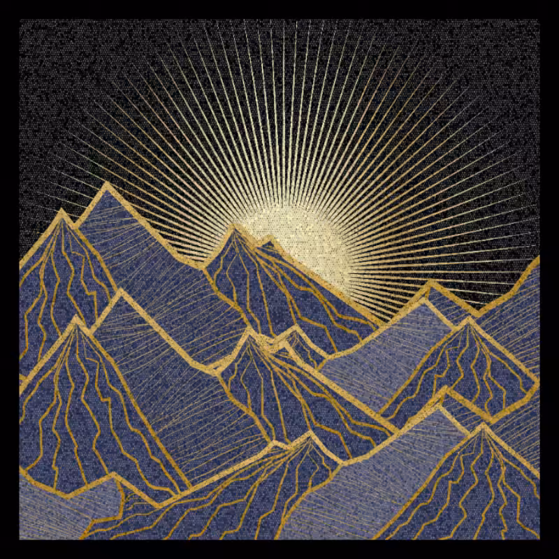 Golden Mountains #13