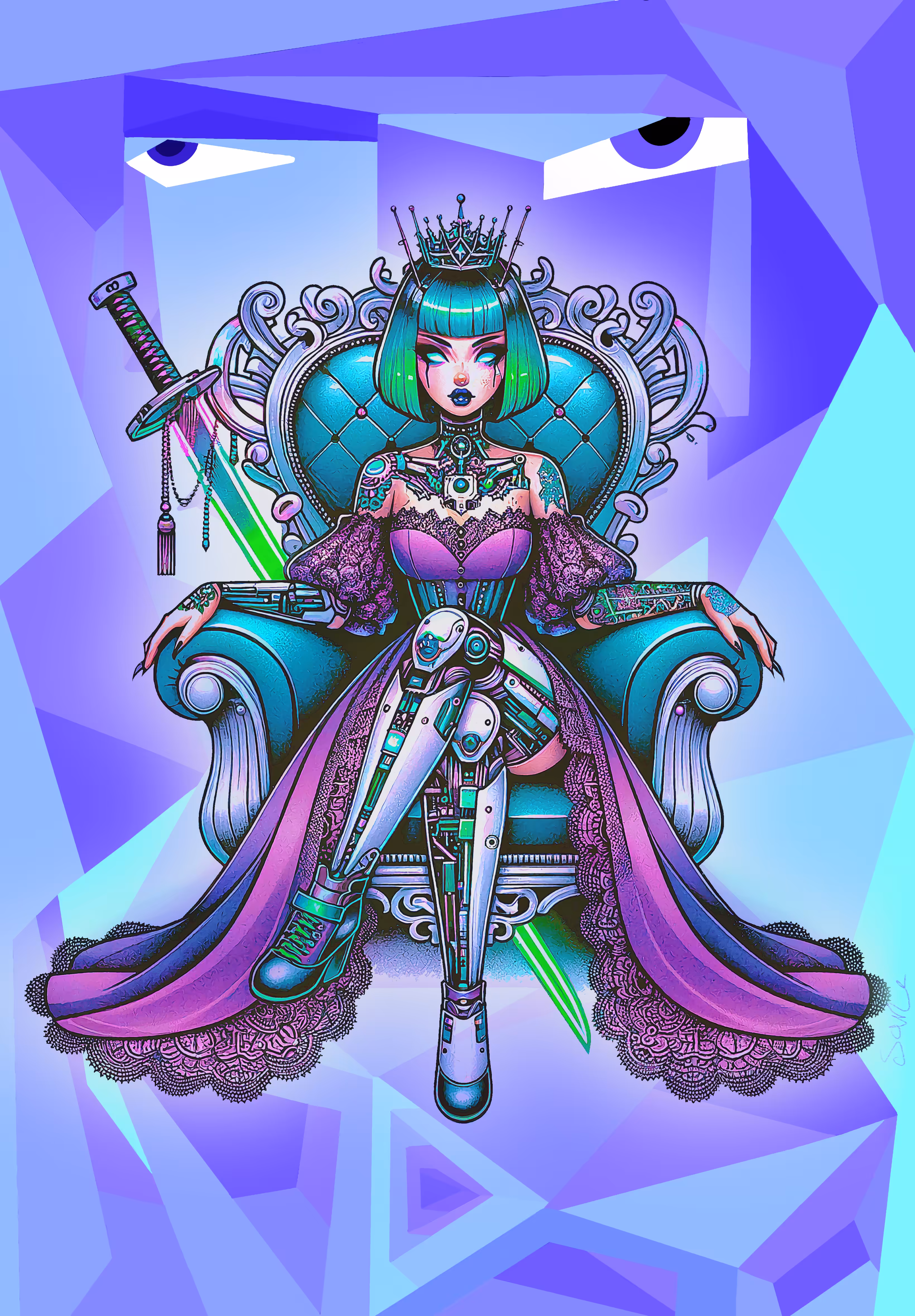 “Collab Queen Glitch”