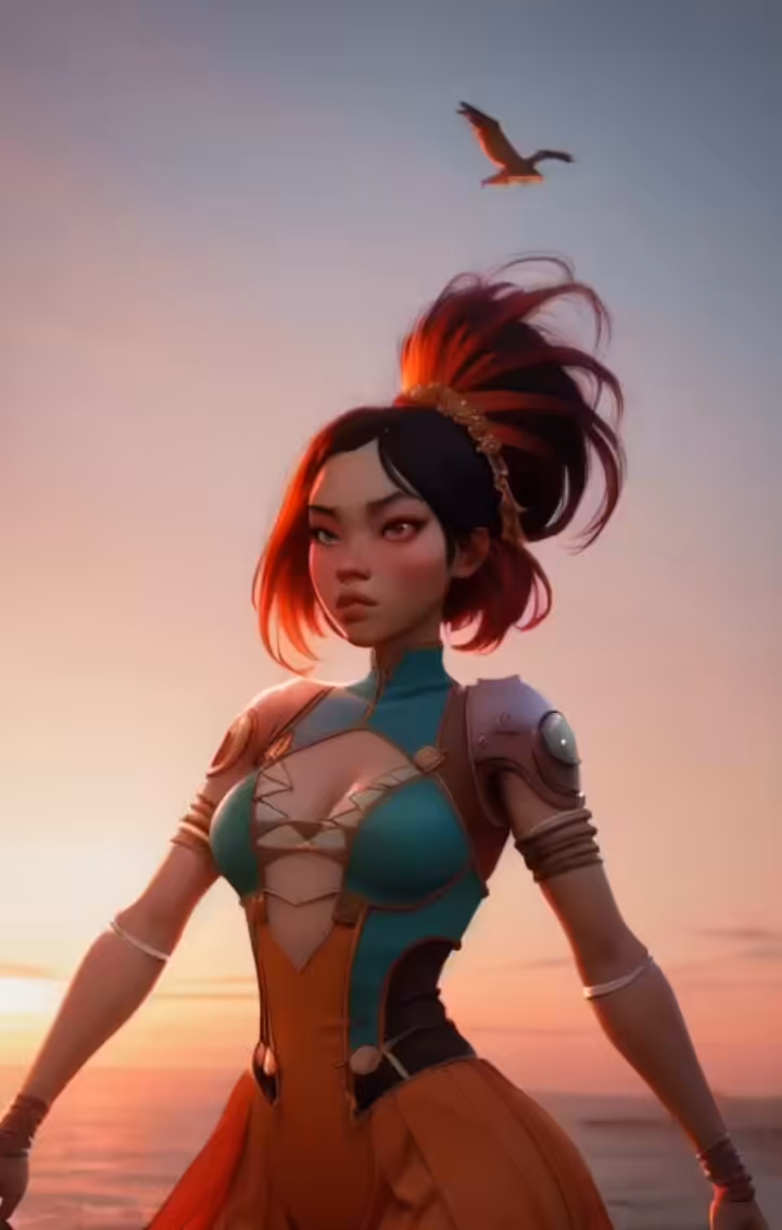 Saving my Life with my ART : Sunset