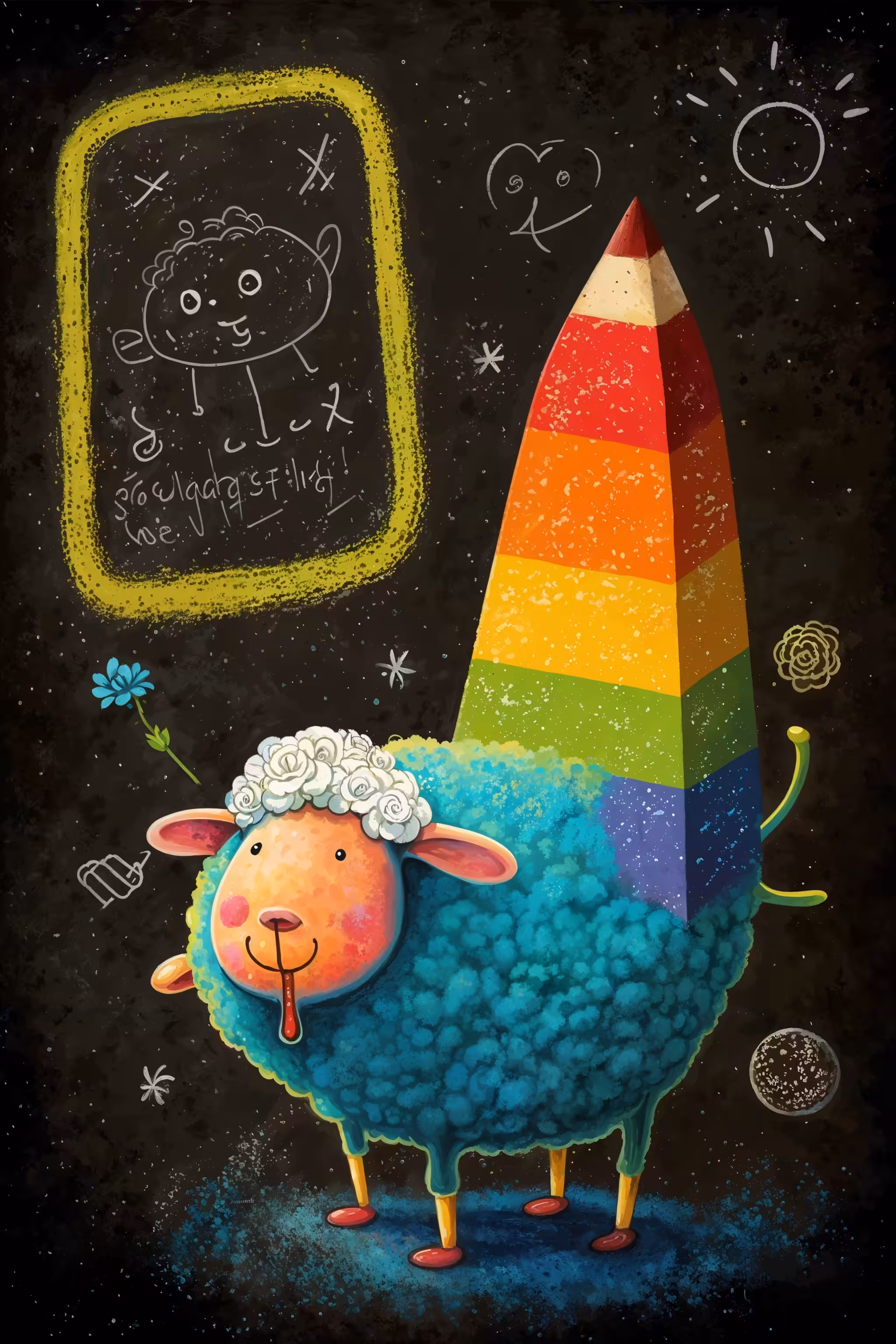 Rodeo posts: cheeky sheep ziggurat