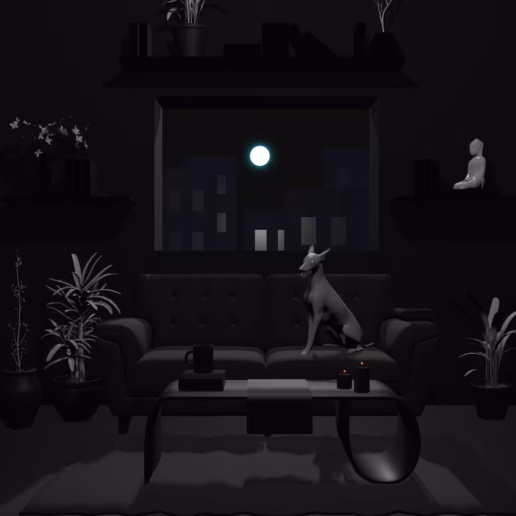 Snow Night Generative #7