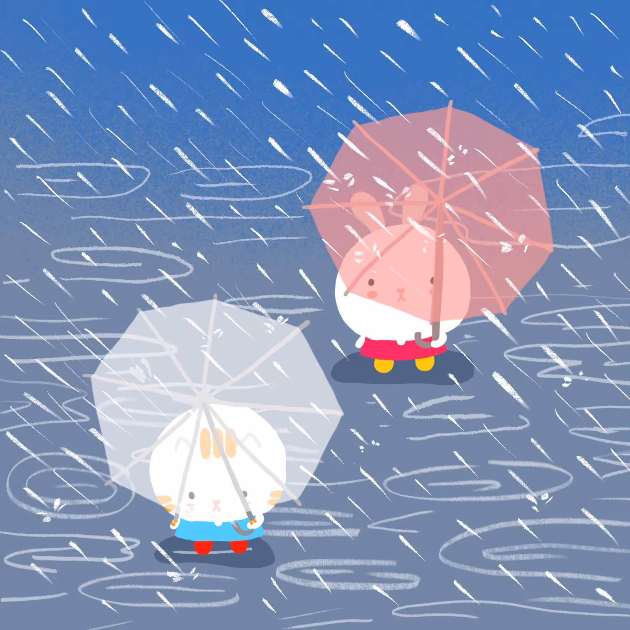 Rodeo posts: Rainny day