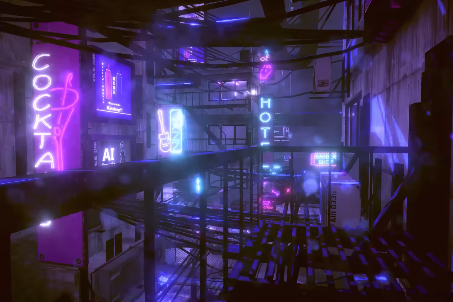Rainy Night // Neon Rain
