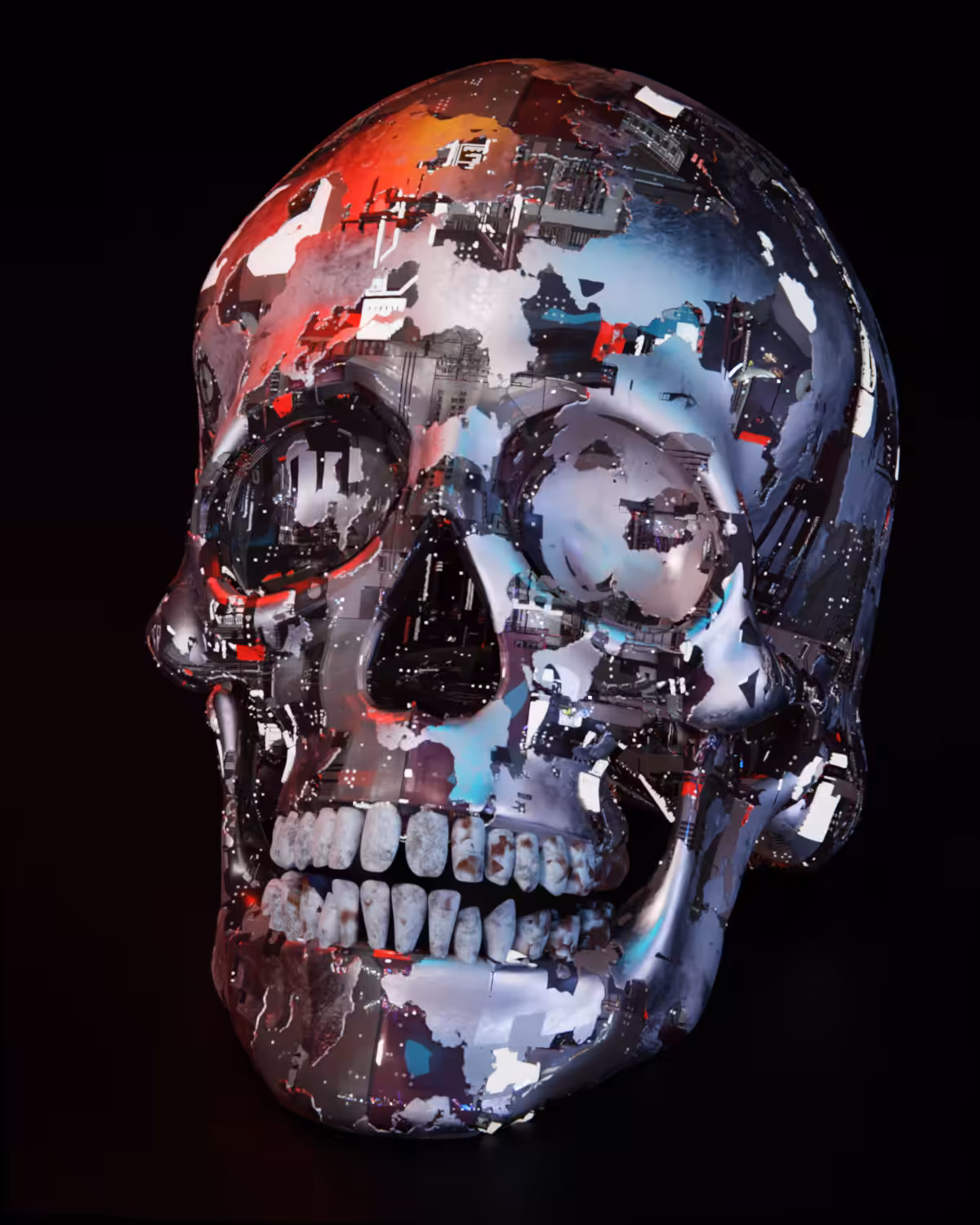 Cyborg Skull