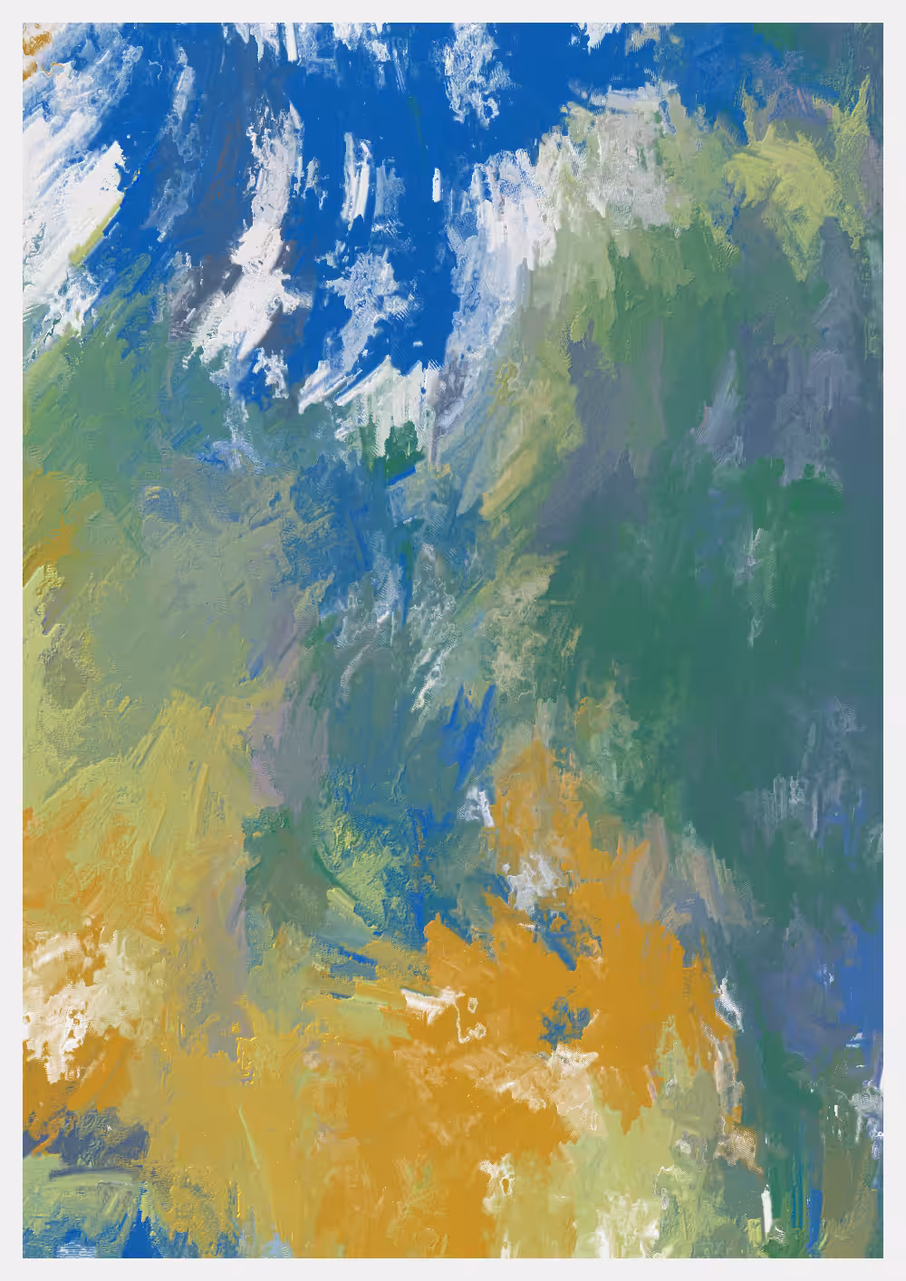 Paysages chromatiques B  #82