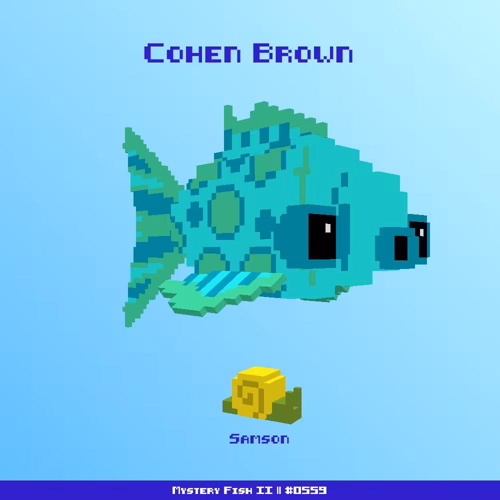 Cohen Brown :: Mystery Fish 0559/1000