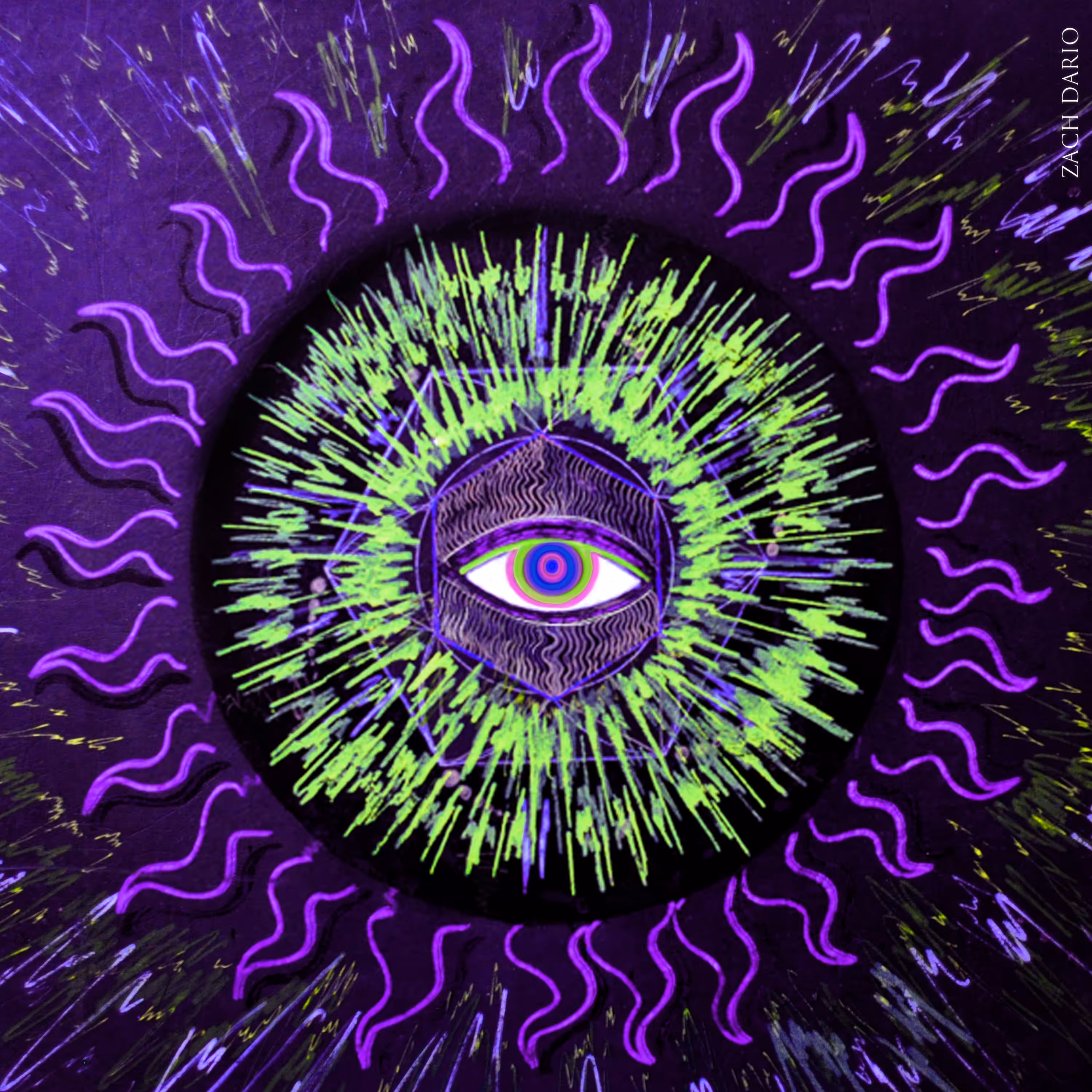 #8 Magic Eye Purple NFT