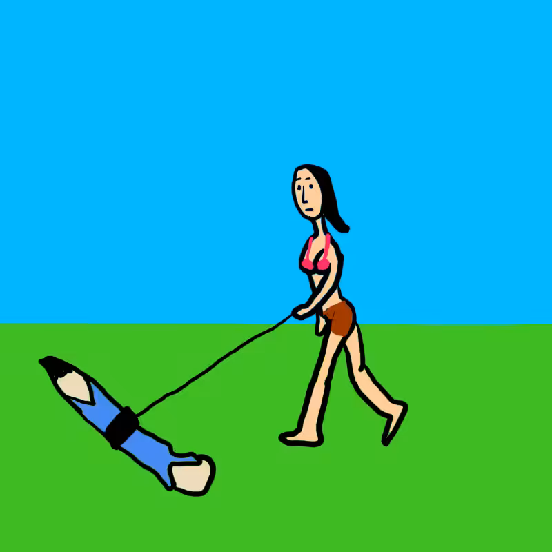 wALKING A DOG #16