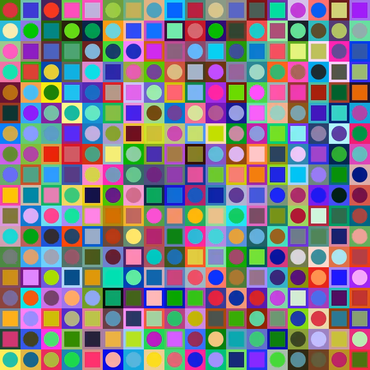 Square Dot Composition #152