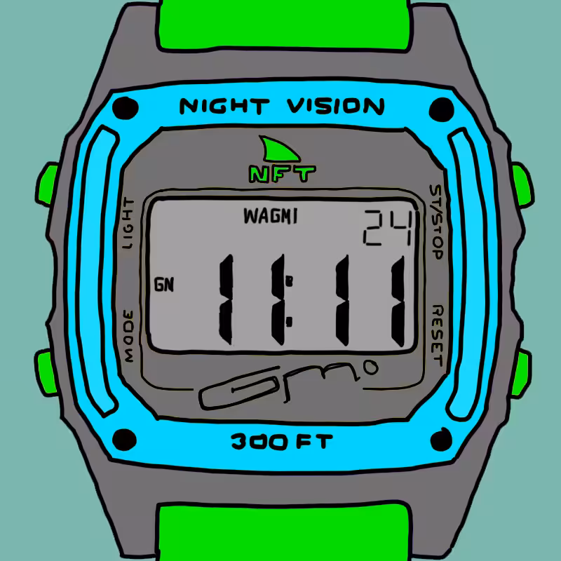 Make a Wish NFT Watch - Colorway #18