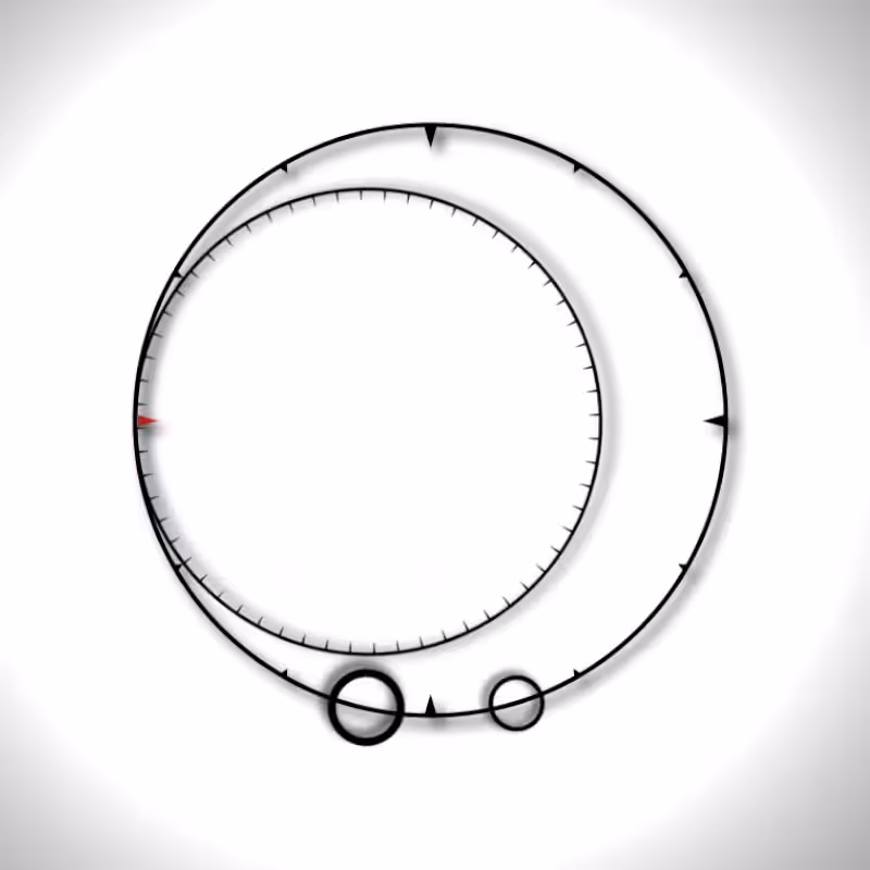 Moon clock