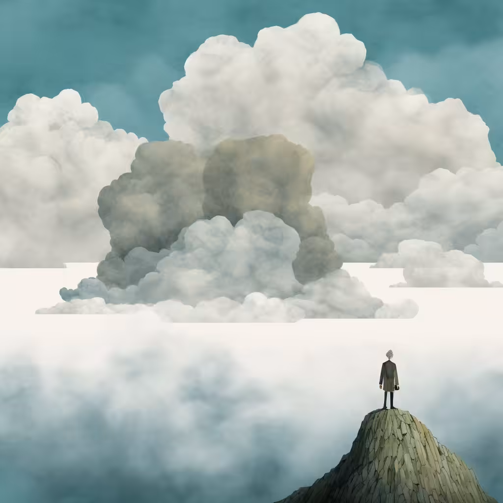 Staring at the clouds 