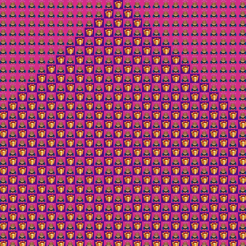 Elementary Cellular Emoji Automata #383