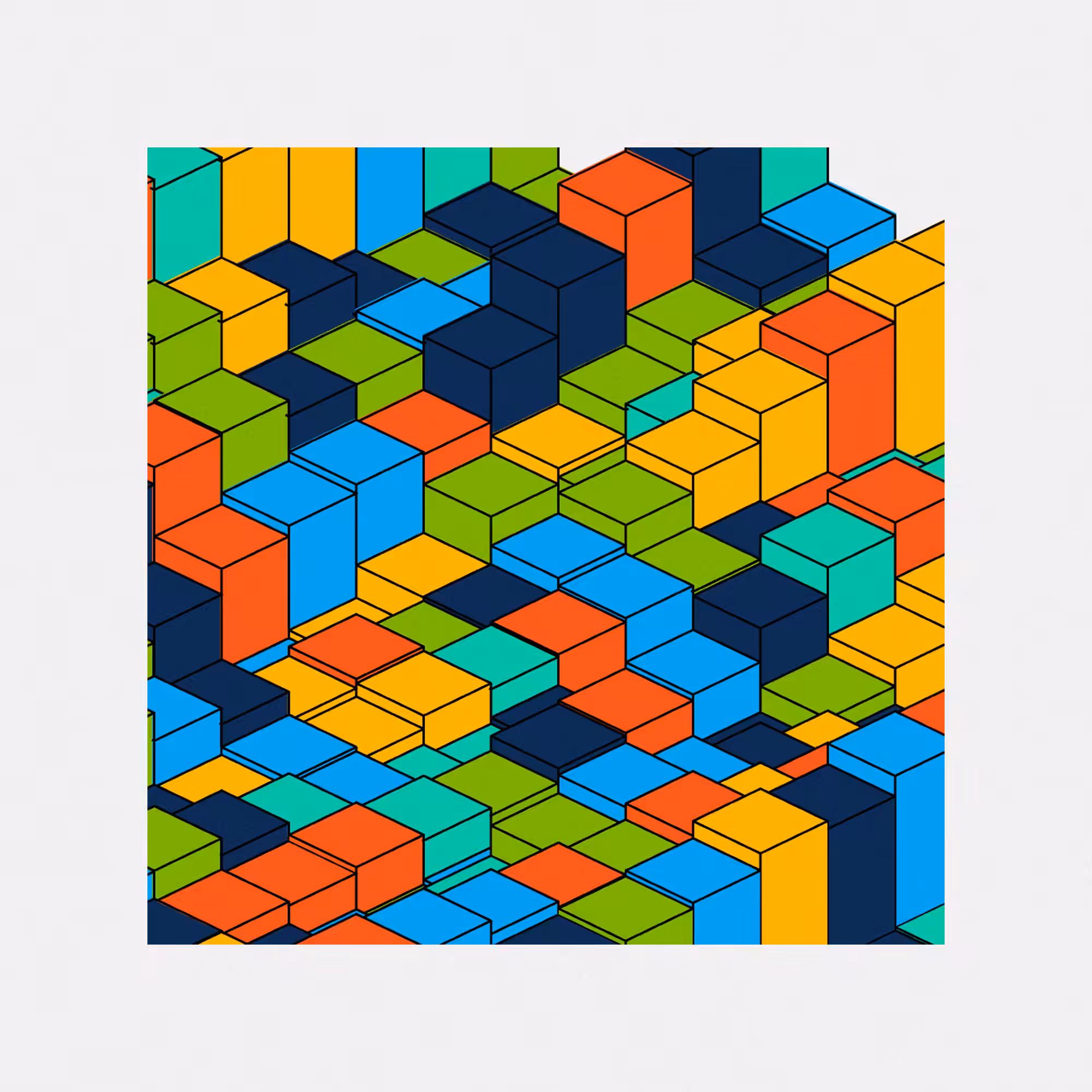 CUBIST HORIZONS #8