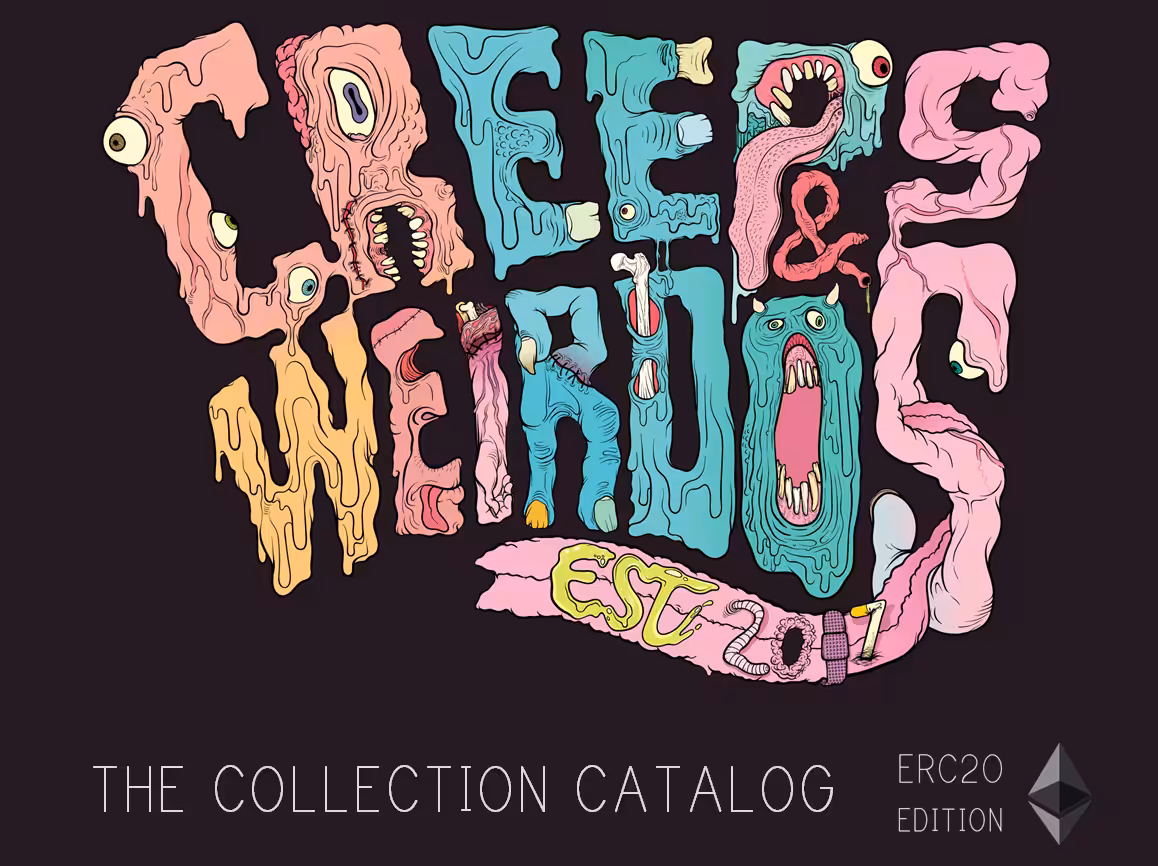 The Creeps & Weirdos - 2017 Collection Catalog - ERC20 edition (sept. 2021)