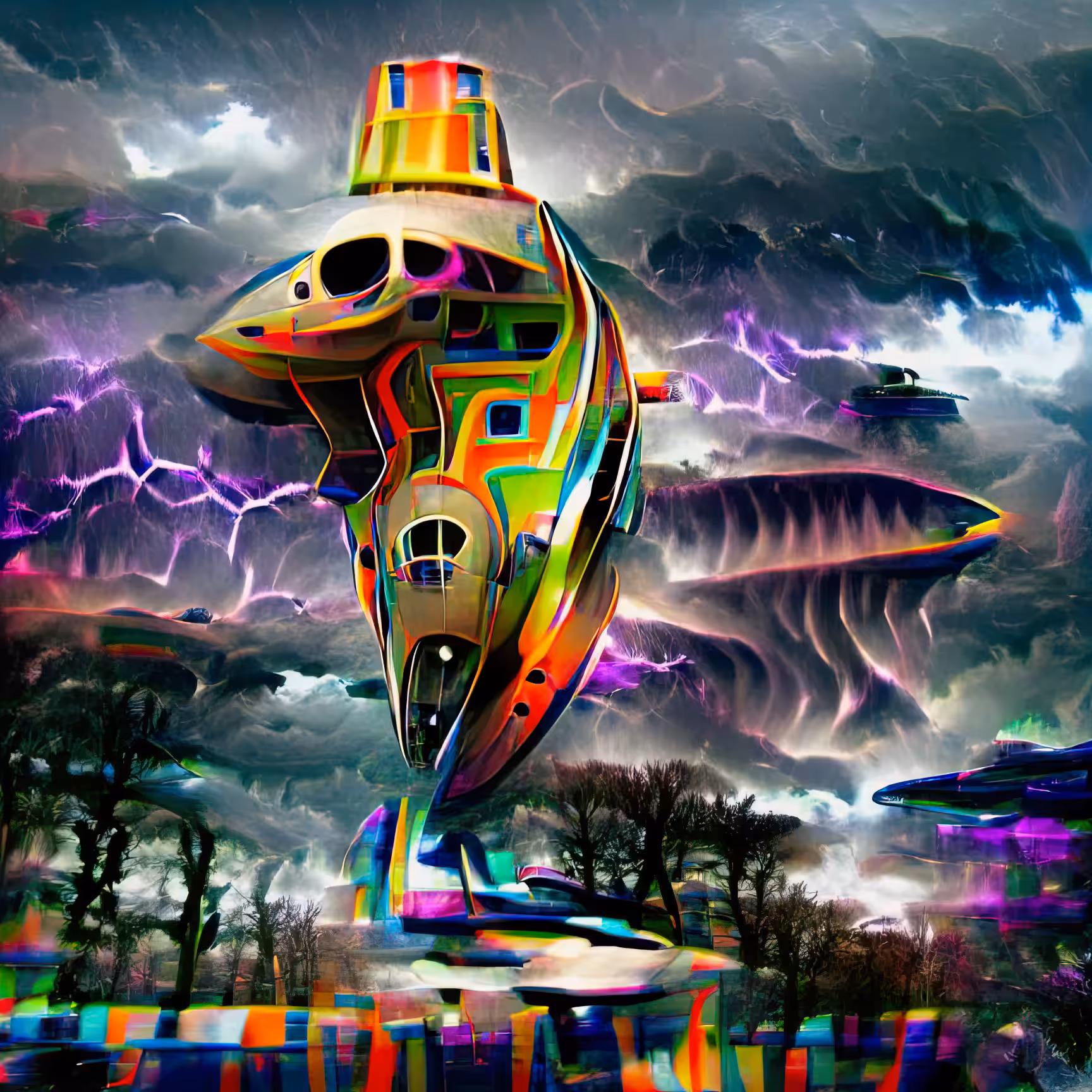 Anne Spalter AI Spaceships: Outerspace Yacht 399/501