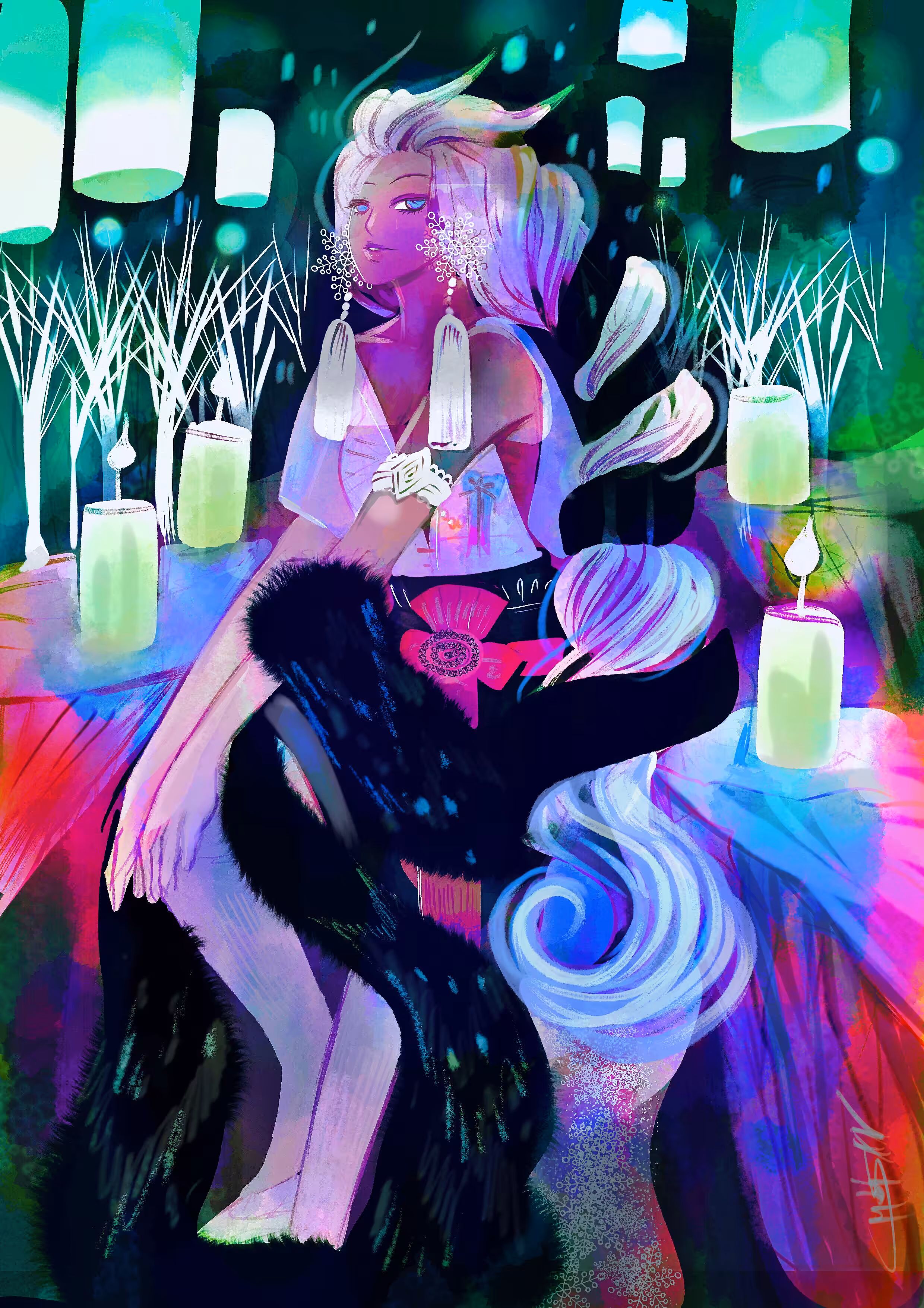 Floating lanterns 