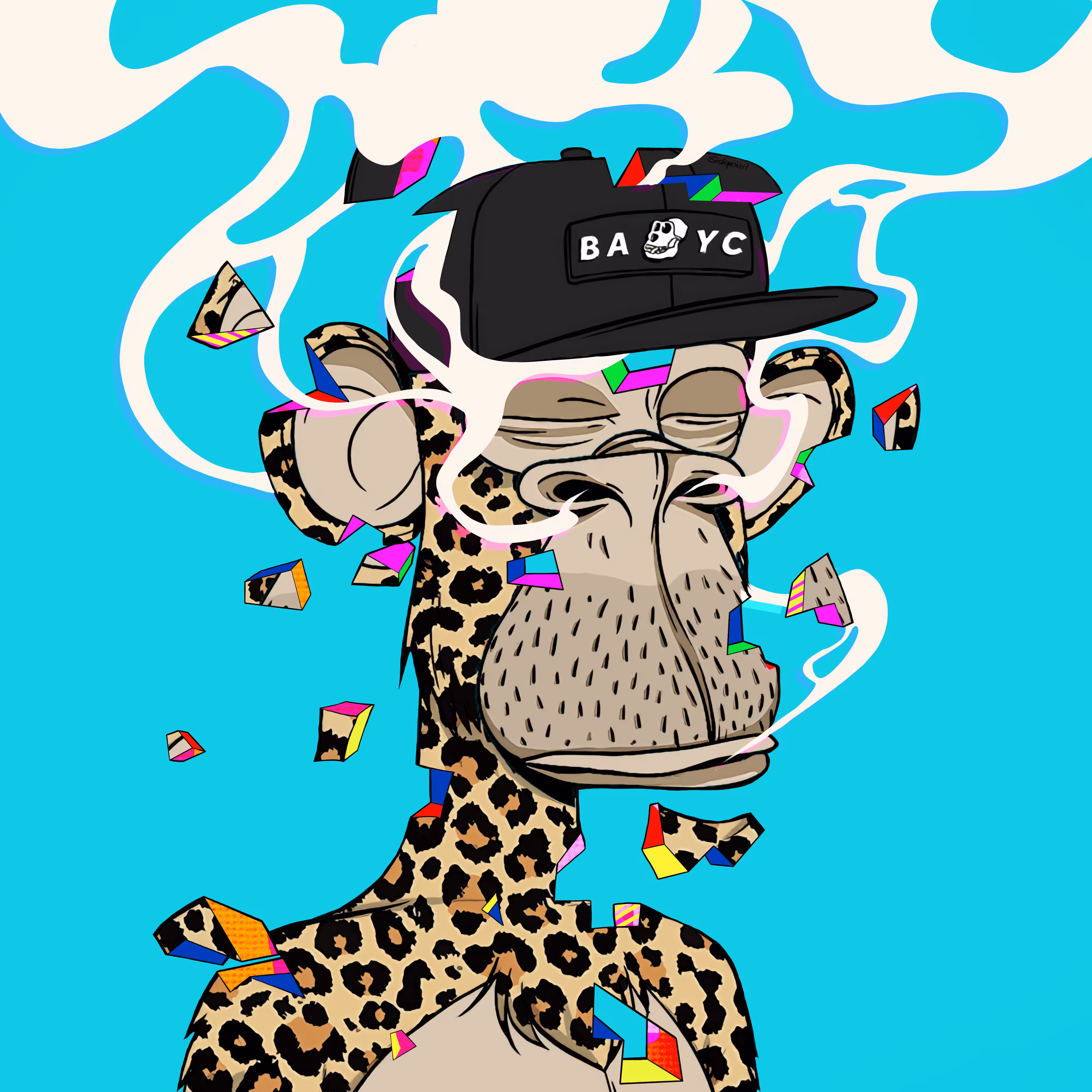 Bored Ape 7232 x Sickpencil