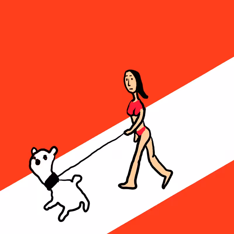 wALKING A DOG #33