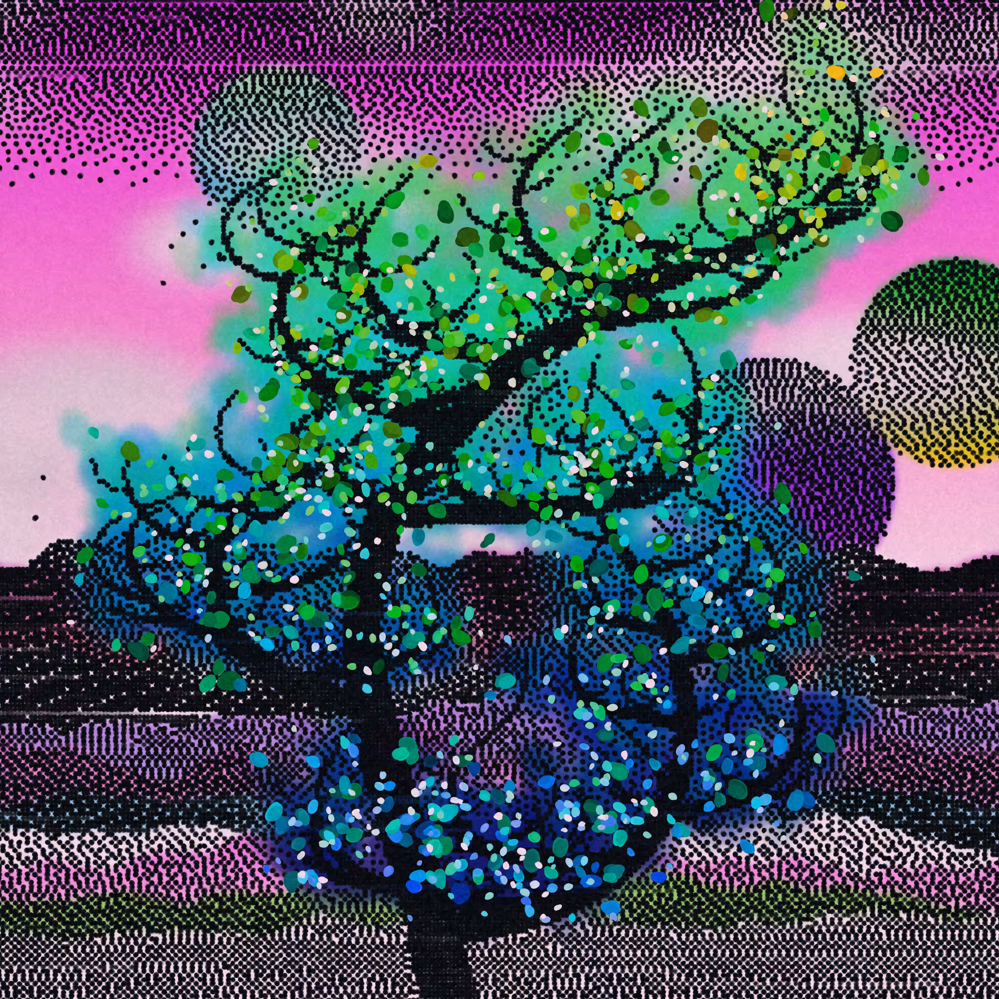 Dithered Branches #124