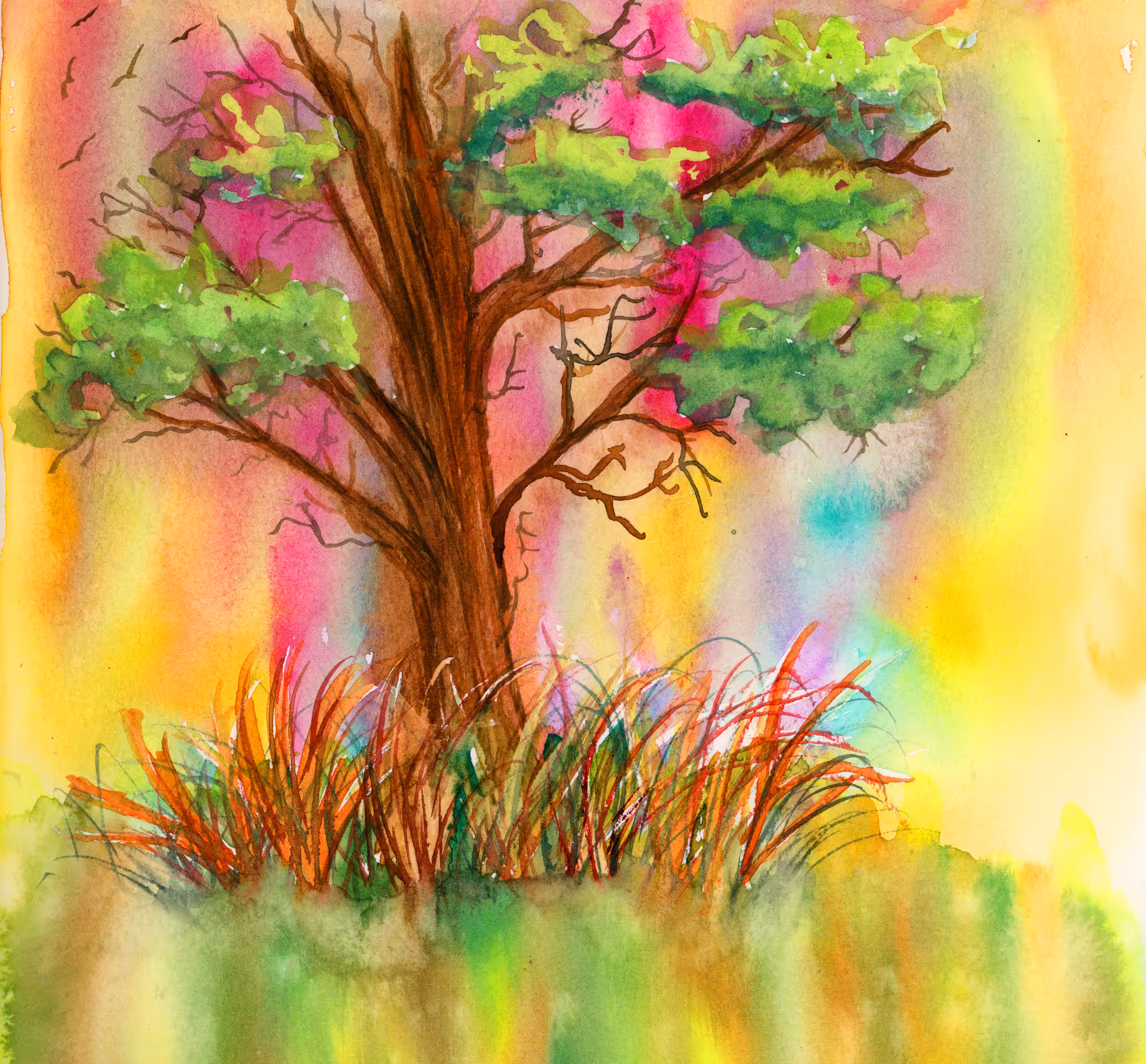 Spontaneous Tree  @ArtByLeClaireD1