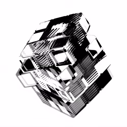 🔳 TOKEN 177 - Achromatic Cube #5