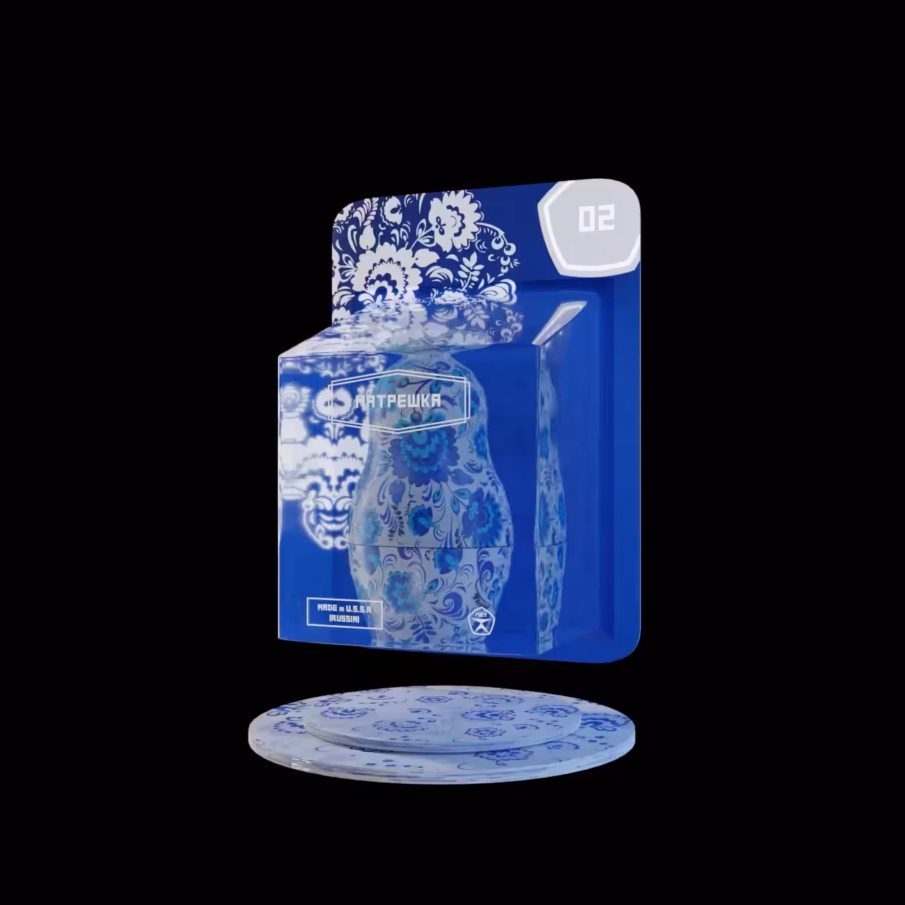 02 GZHEL  --  (MATRYOSHKA)