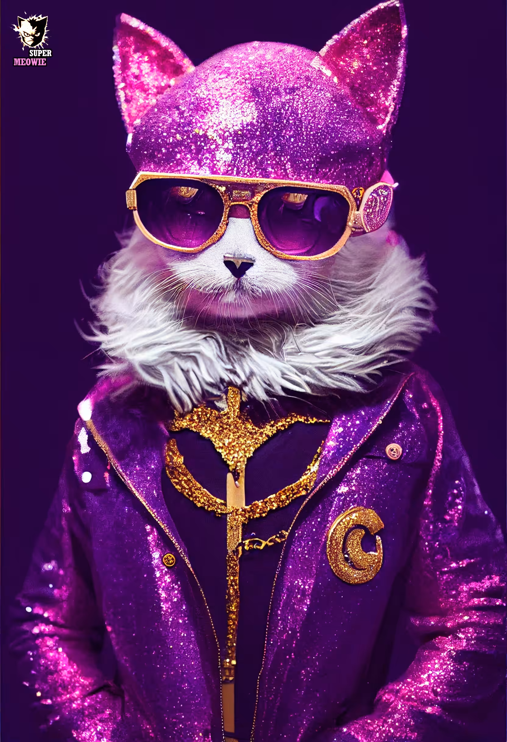 Marvelous Meowies & Friends: Super Meowie #203 Nifty Glitter Kitty