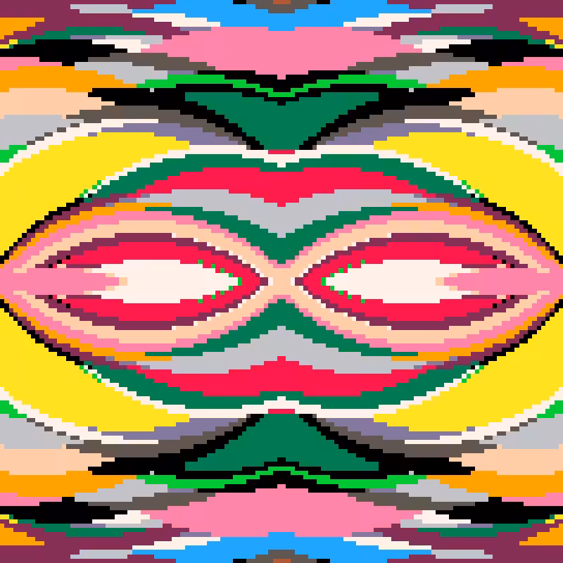 Rapid Psychedelic Inkblot Test Generator #86