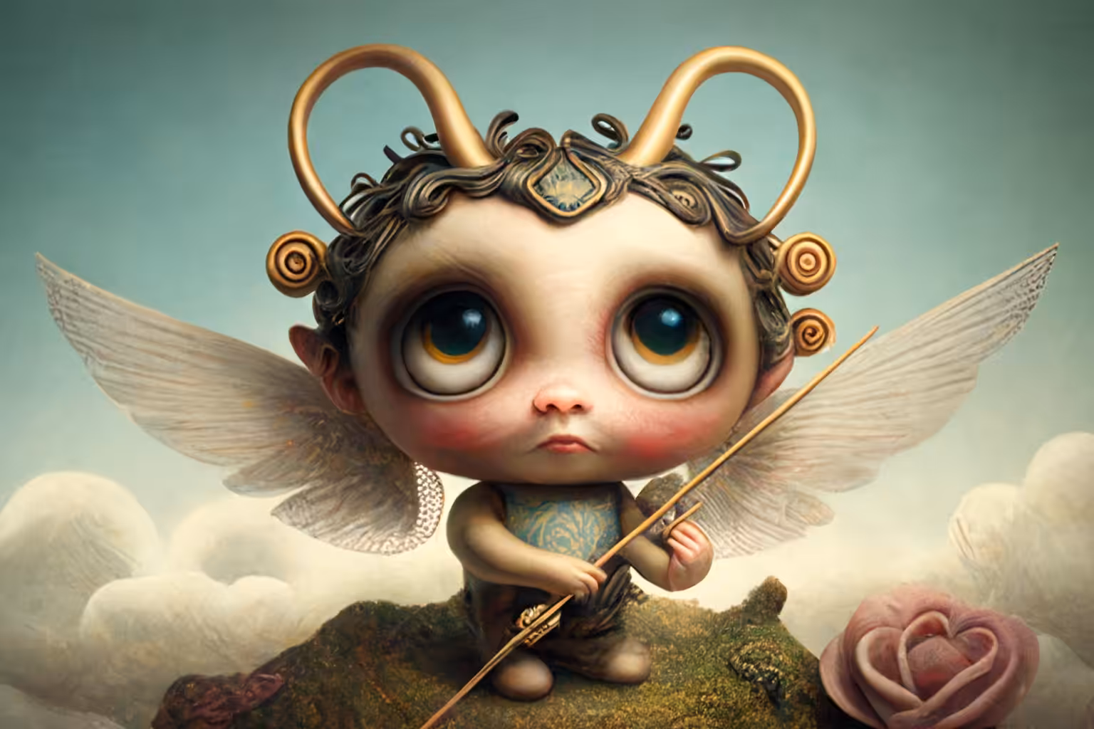 A.I. Creations: Cupid is Tired