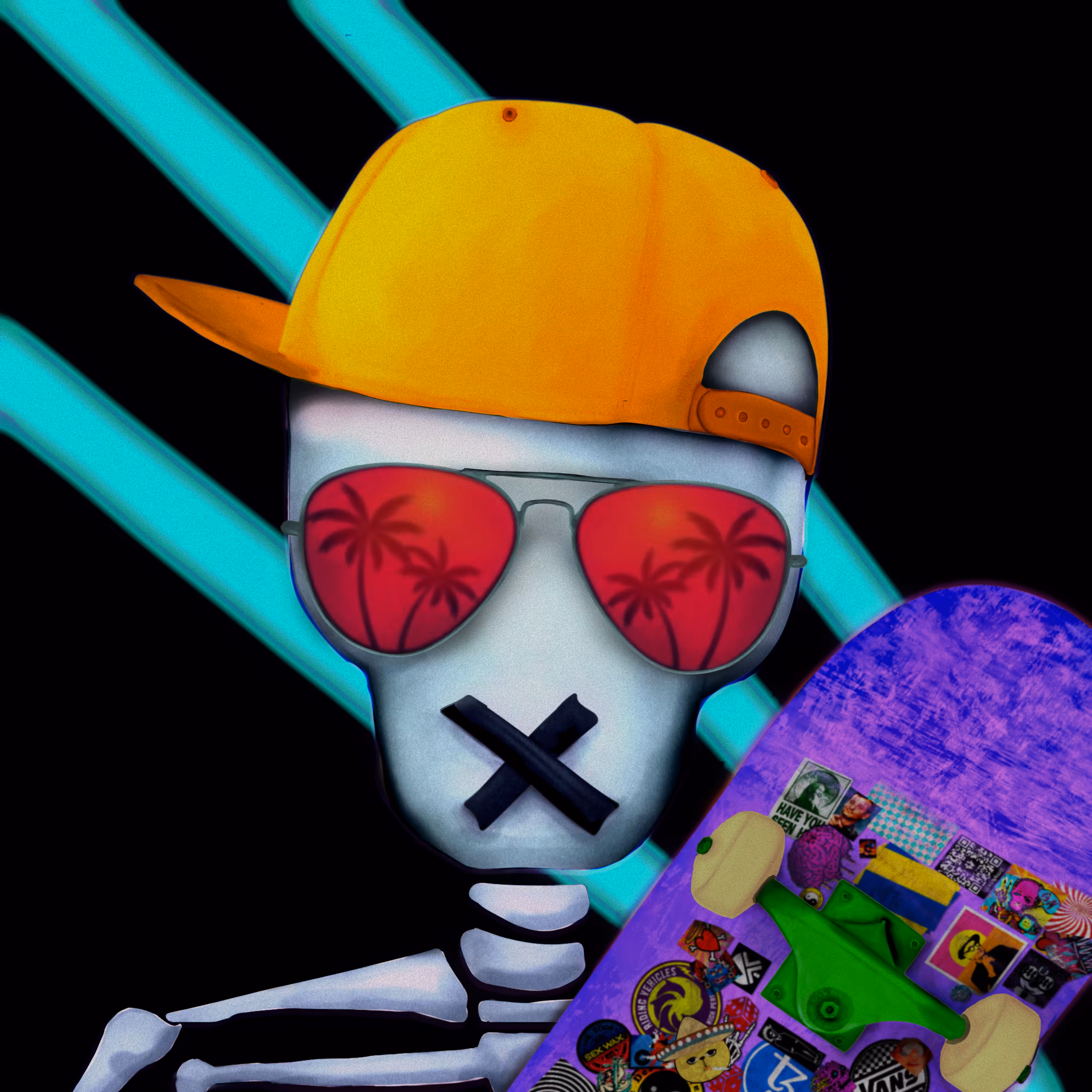 Skelly Portrait PFP 4-2022
