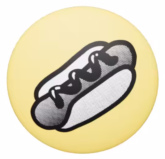 Bwadge | Hot Dog