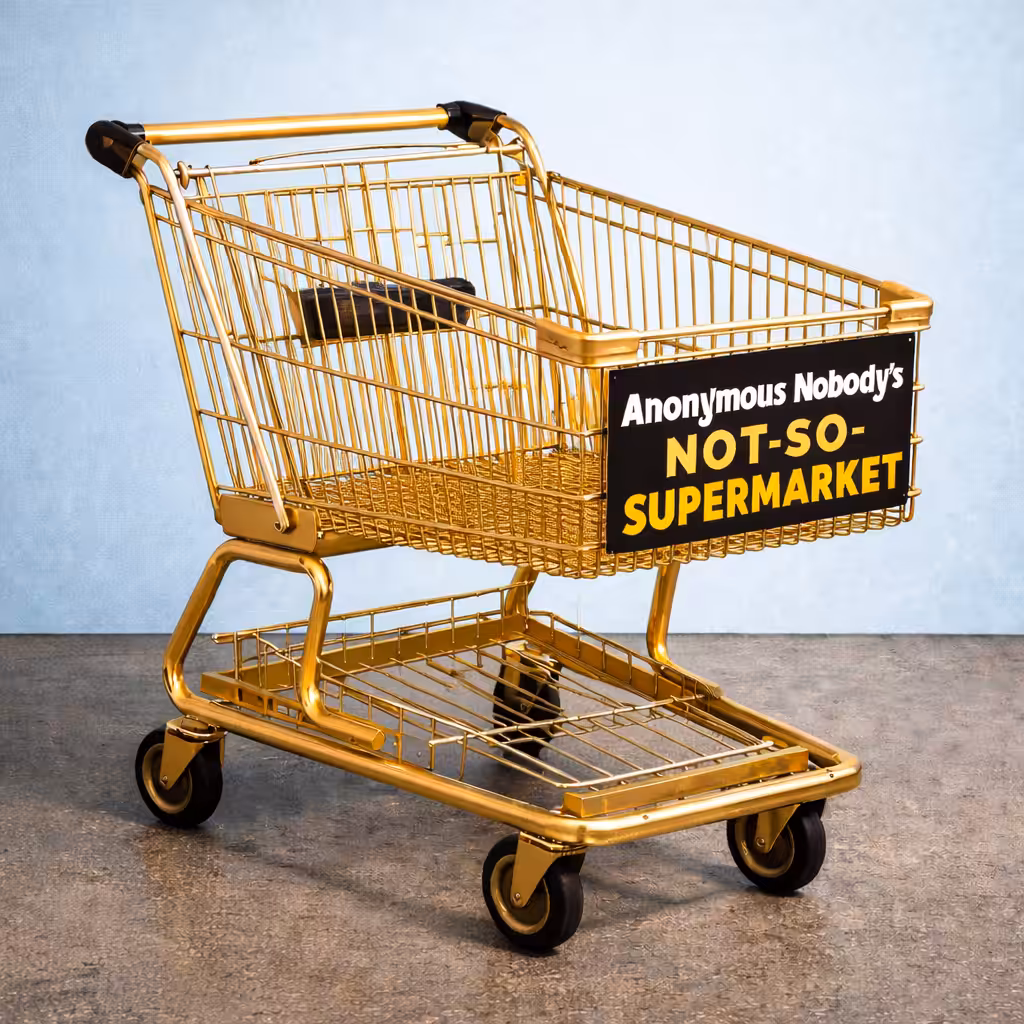 Anonymous Nobody’s Not-So-Supermarket: Shopping Cart #23