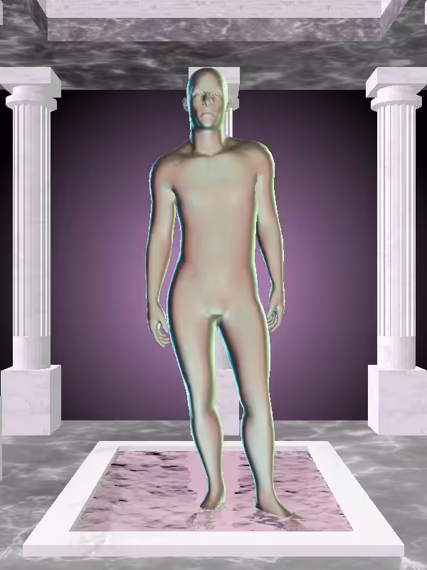 HeavenComputer: The Excited Chatoyant Amazonite Man #7301