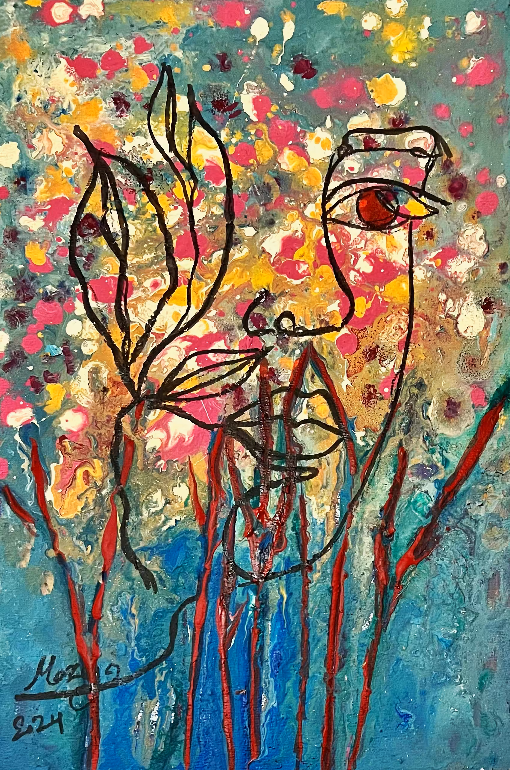 Woman#39  "Ray Ra Engaged in daily acts of love"