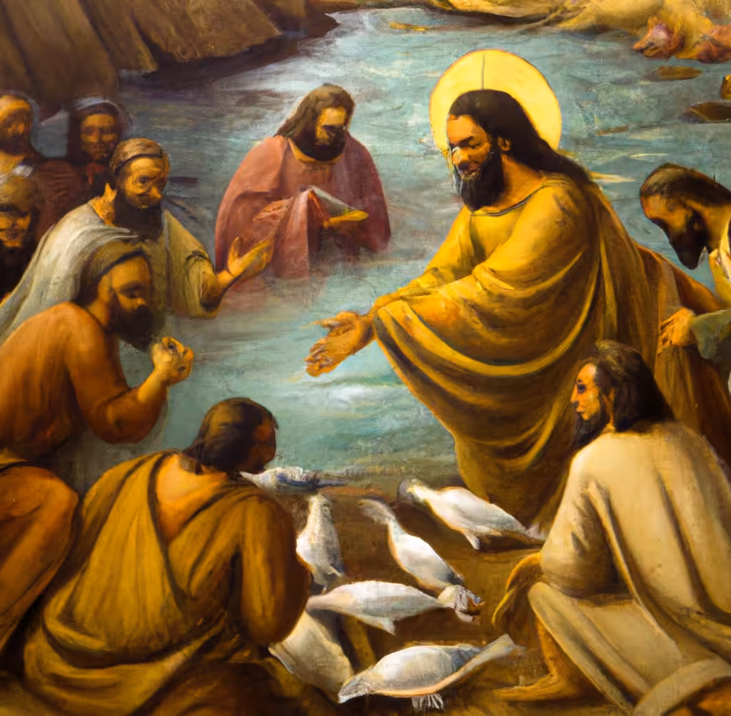 The baptism of Jesus