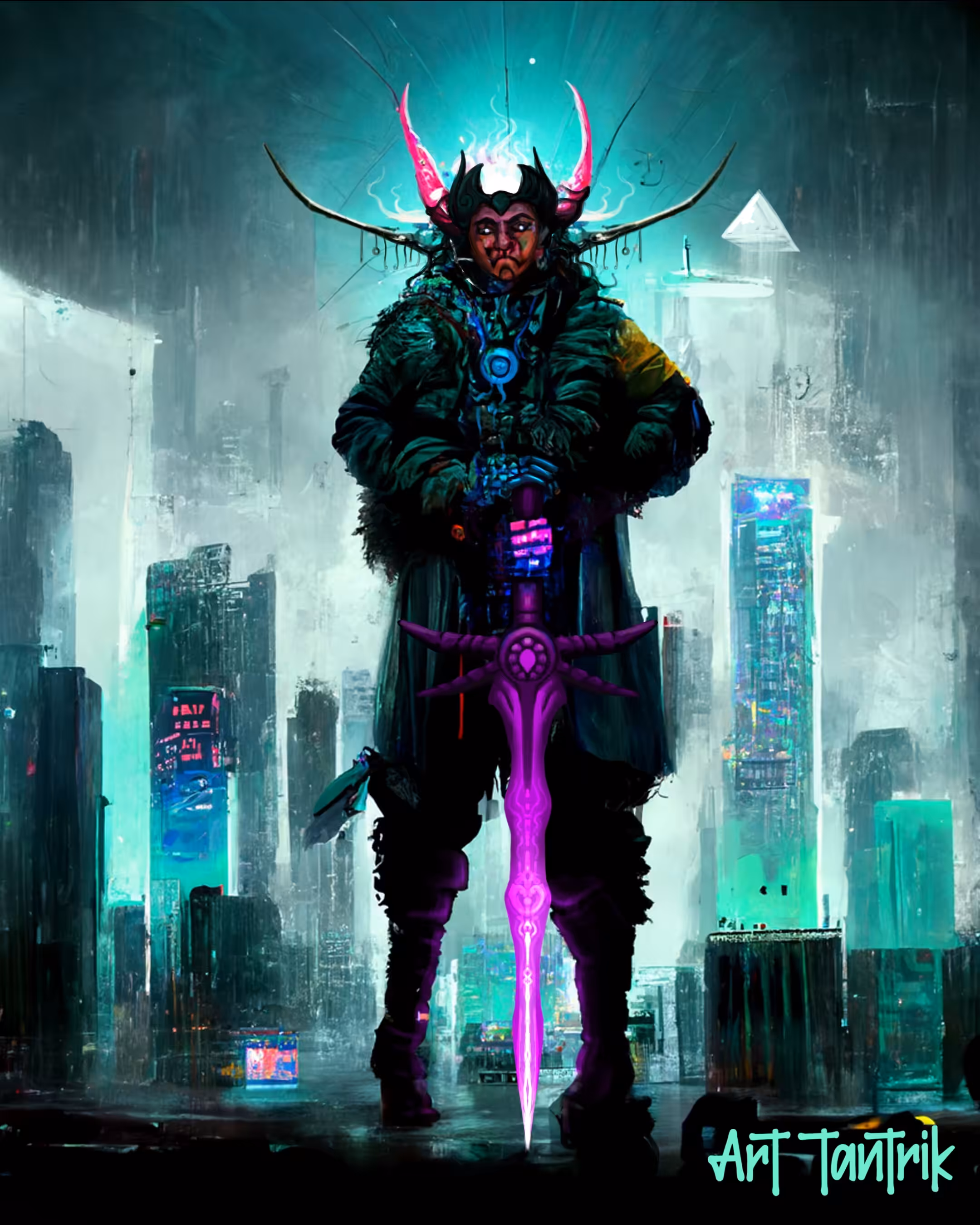 AI + Art Tantrik: Cyborg Hero