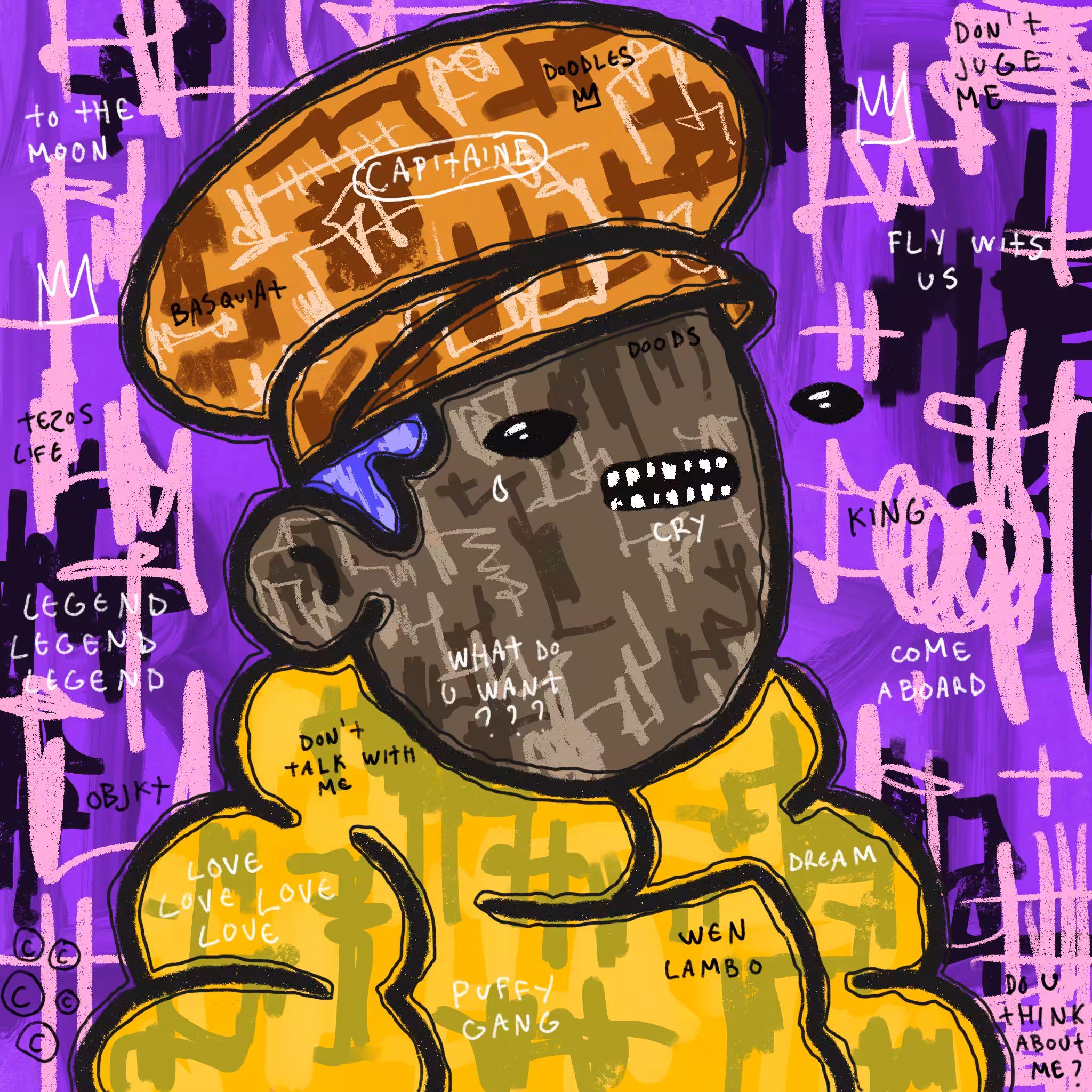 Doodlesquiat #57