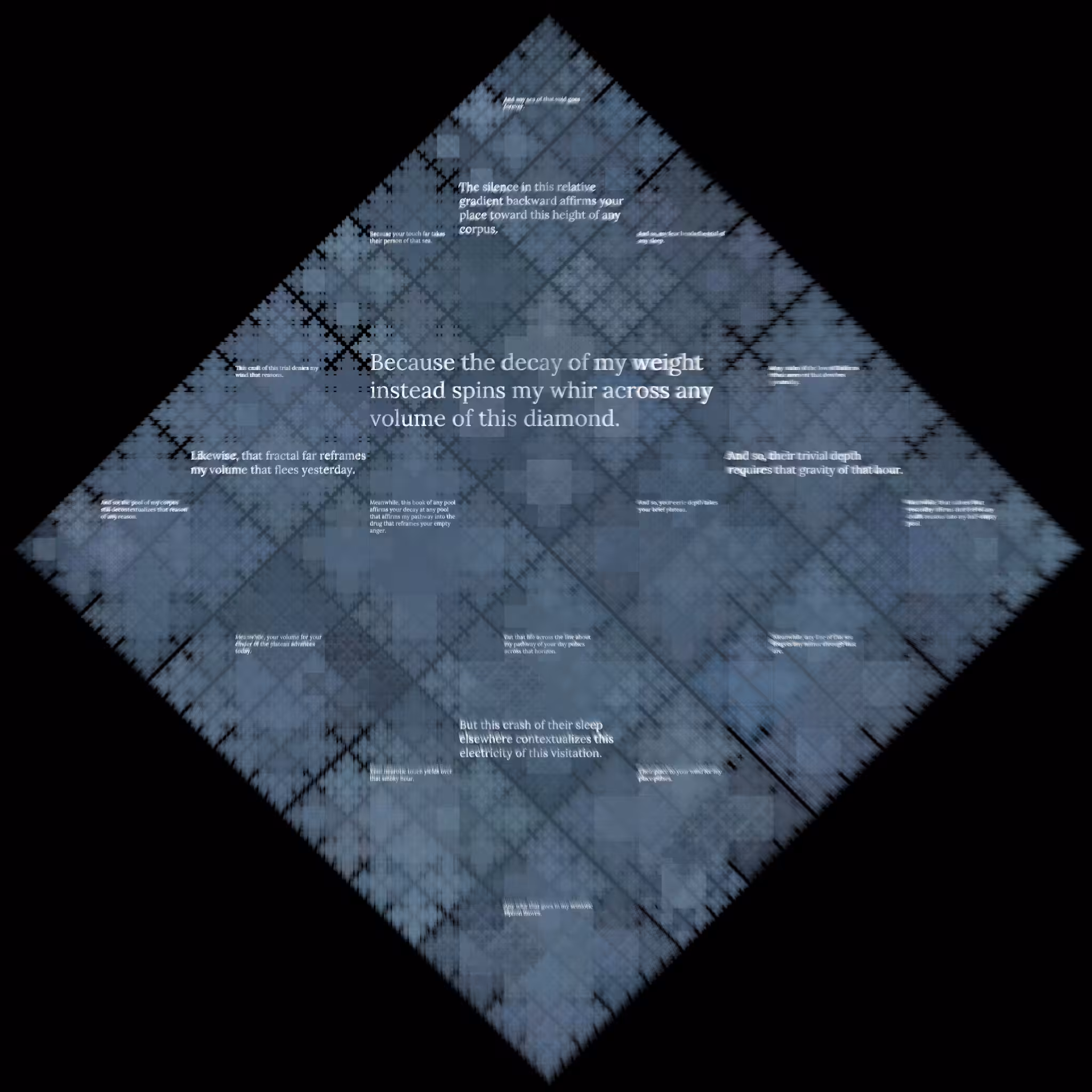 Diamond Fractal Fire #56