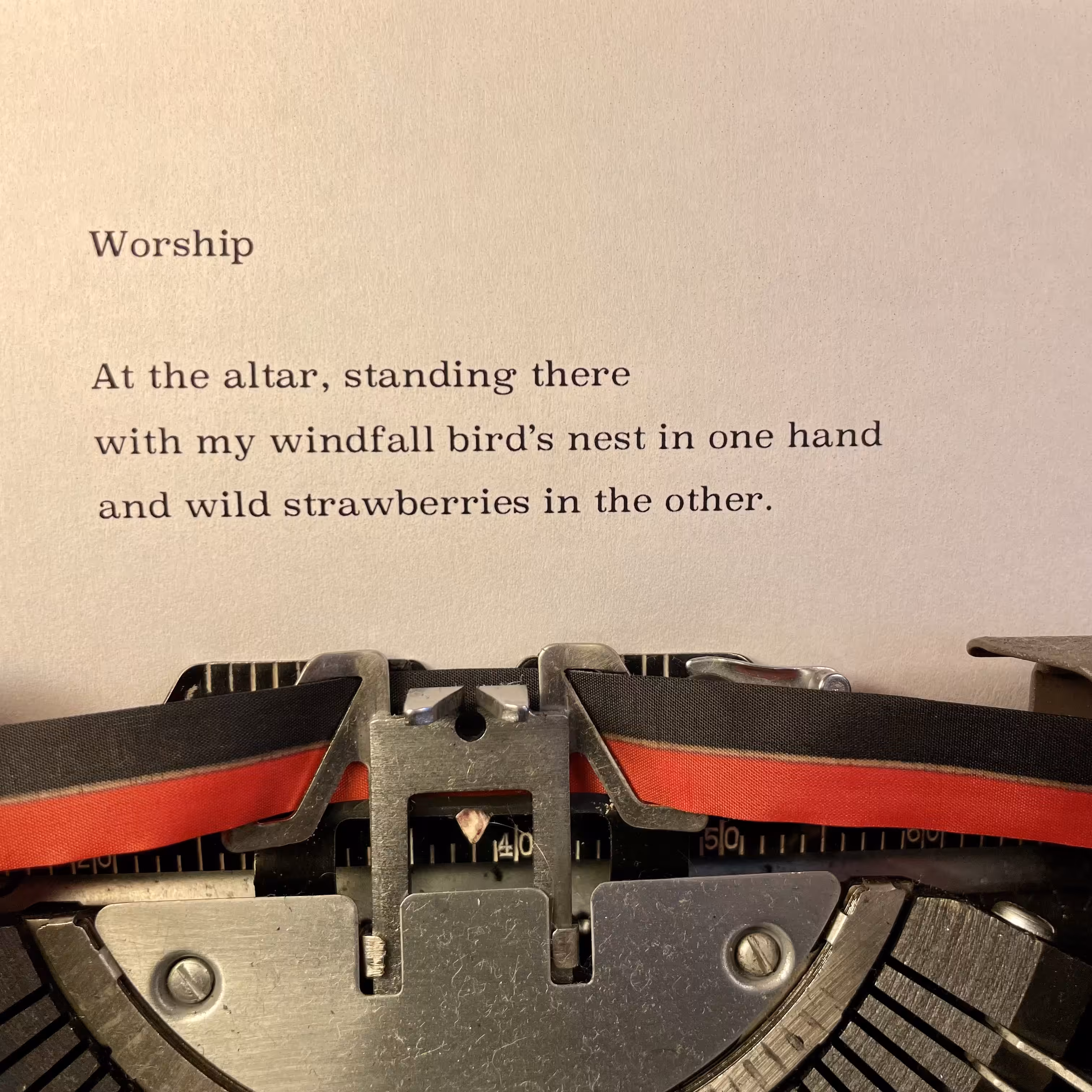 Love Poem Tercets: Worship