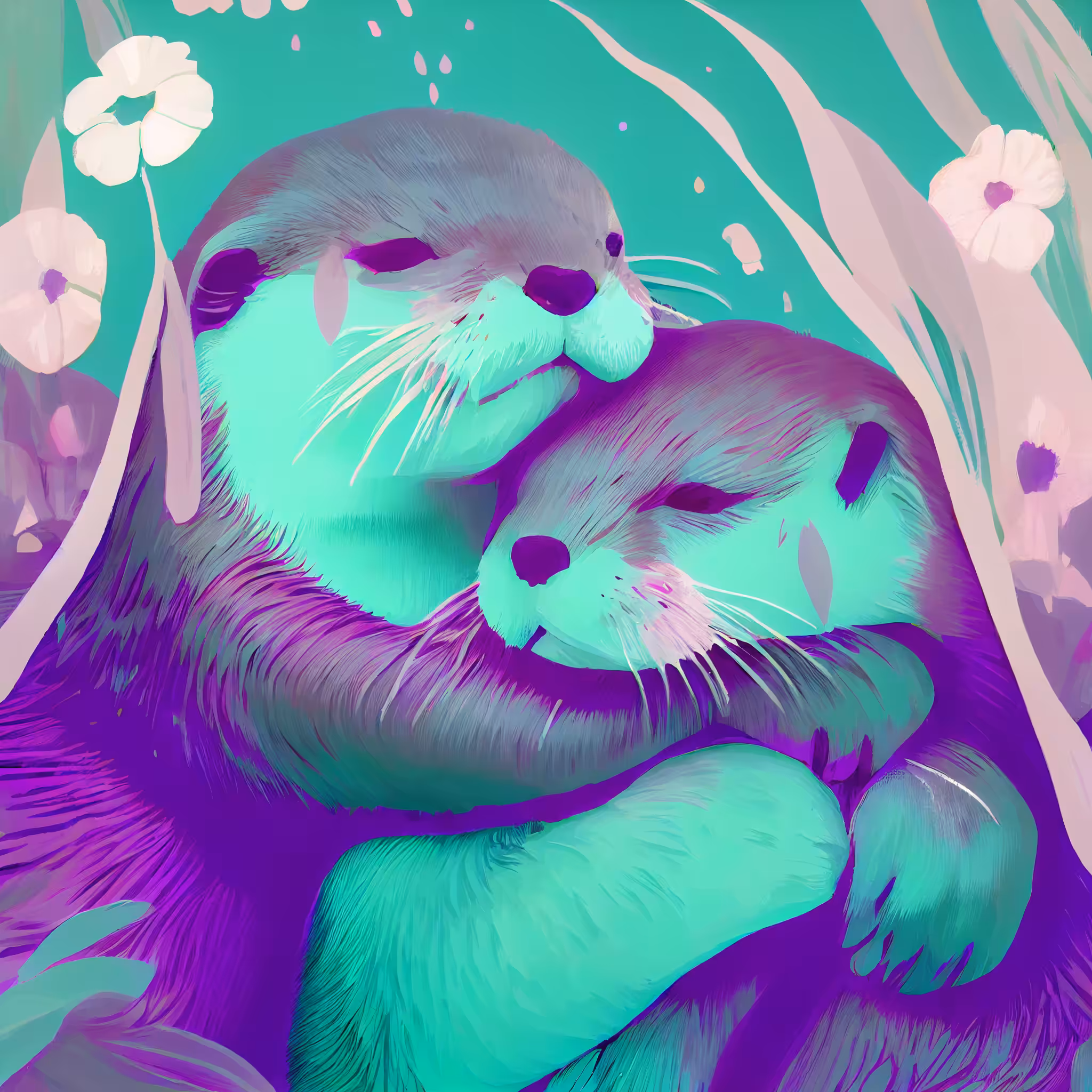 💟💆🏻‍♀️🫠0️⃣5️⃣0️⃣3️⃣💤🤳🏽📈📉📸⏳⌛️, green Ozge is sleeping, purple Sabio is Kissing