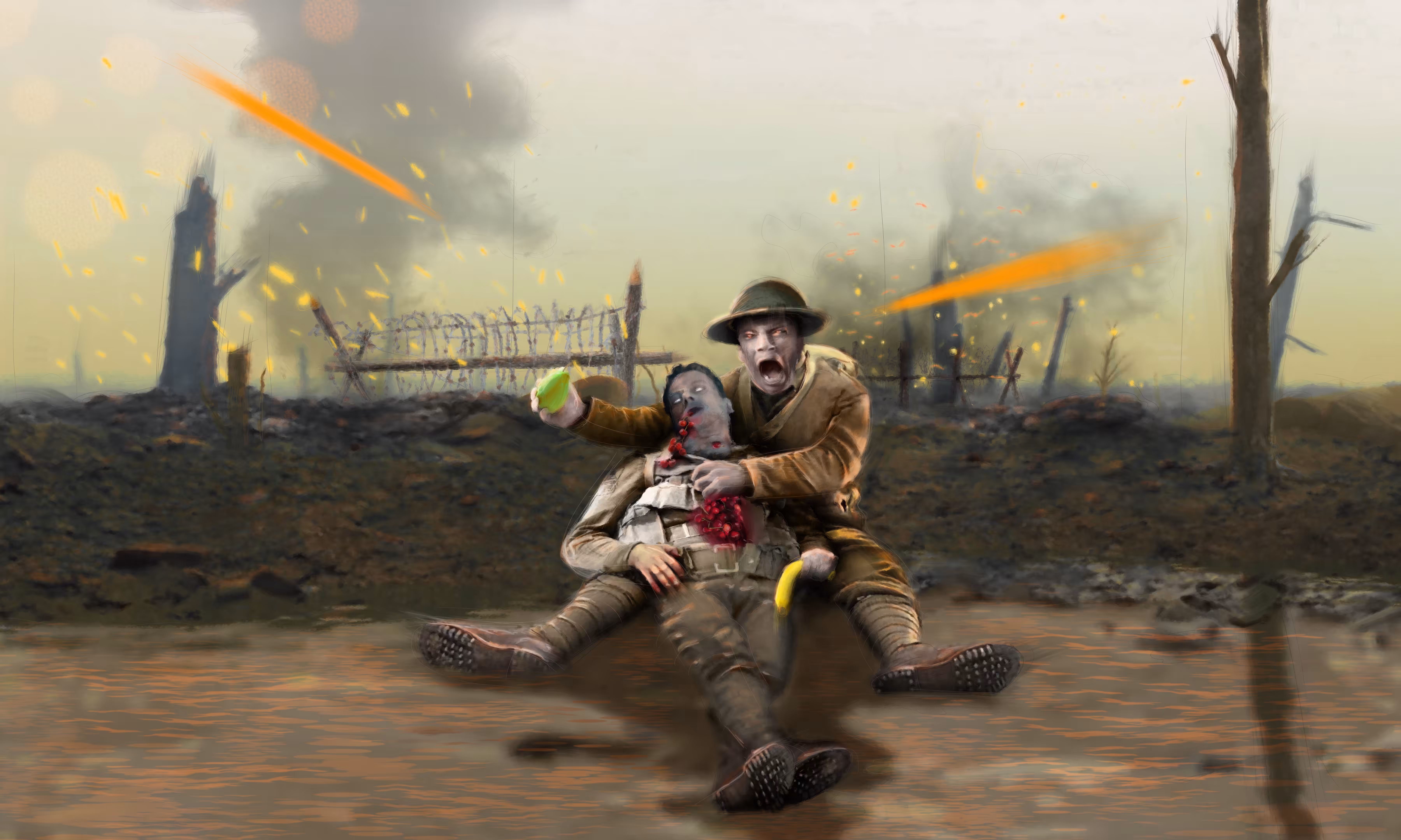 Tales of war, not promises.